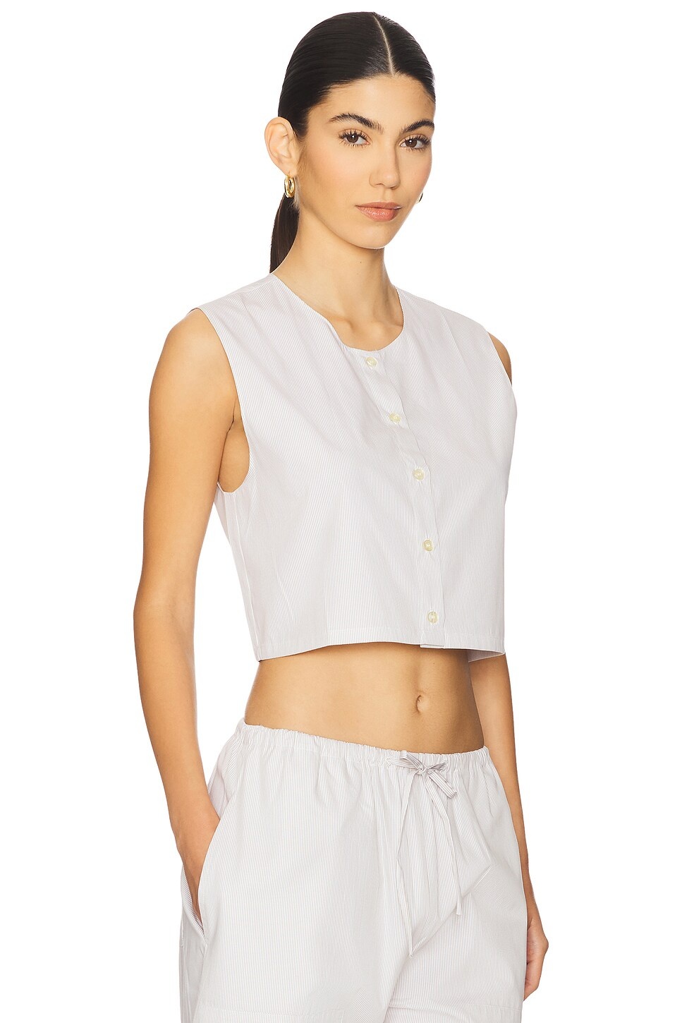 Yoshi Crewneck Vest Top - 2