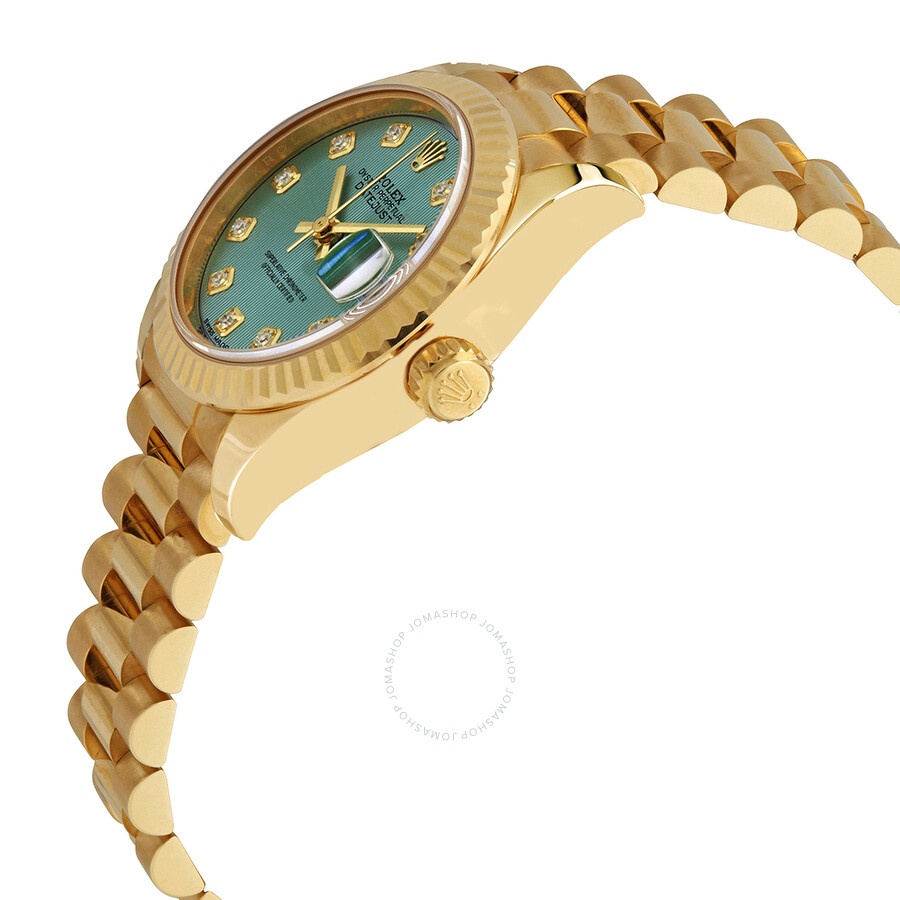 Rolex Lady-Datejust 28 Automatic Chronometer Diamond Green Dial Ladies Watch 279178GNDP - 2
