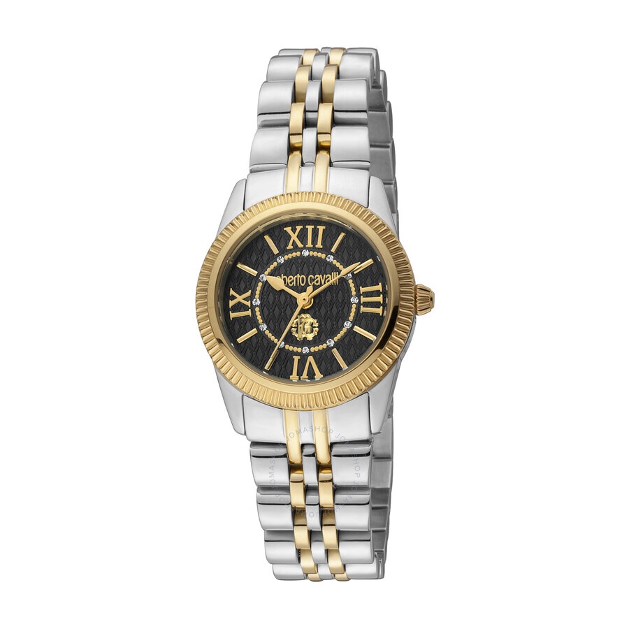 Roberto Cavalli Fashion Watch Quartz Black Dial Ladies Watch RC5L035M0095 - 1