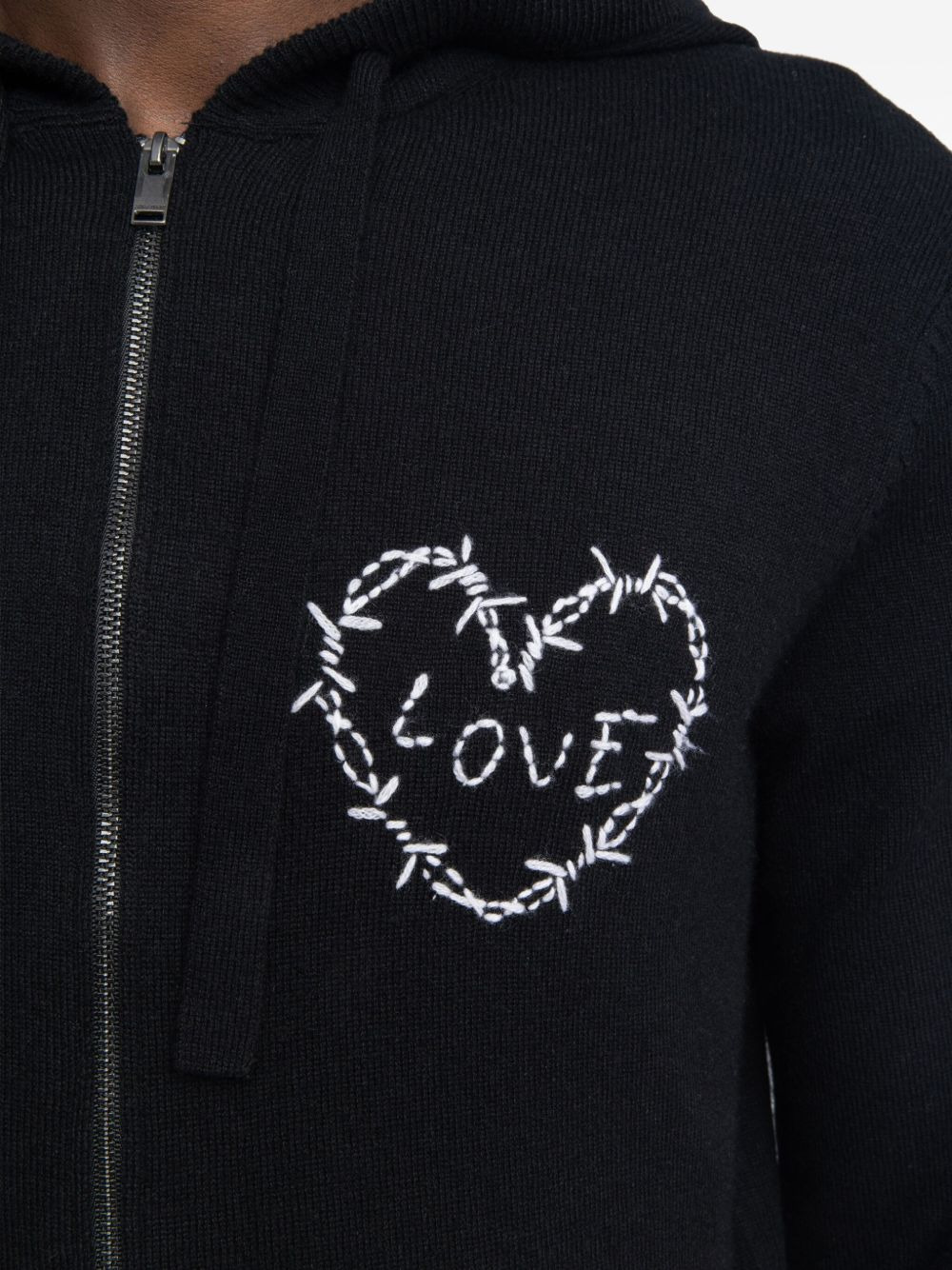 Clash zip-up hoodie - 5
