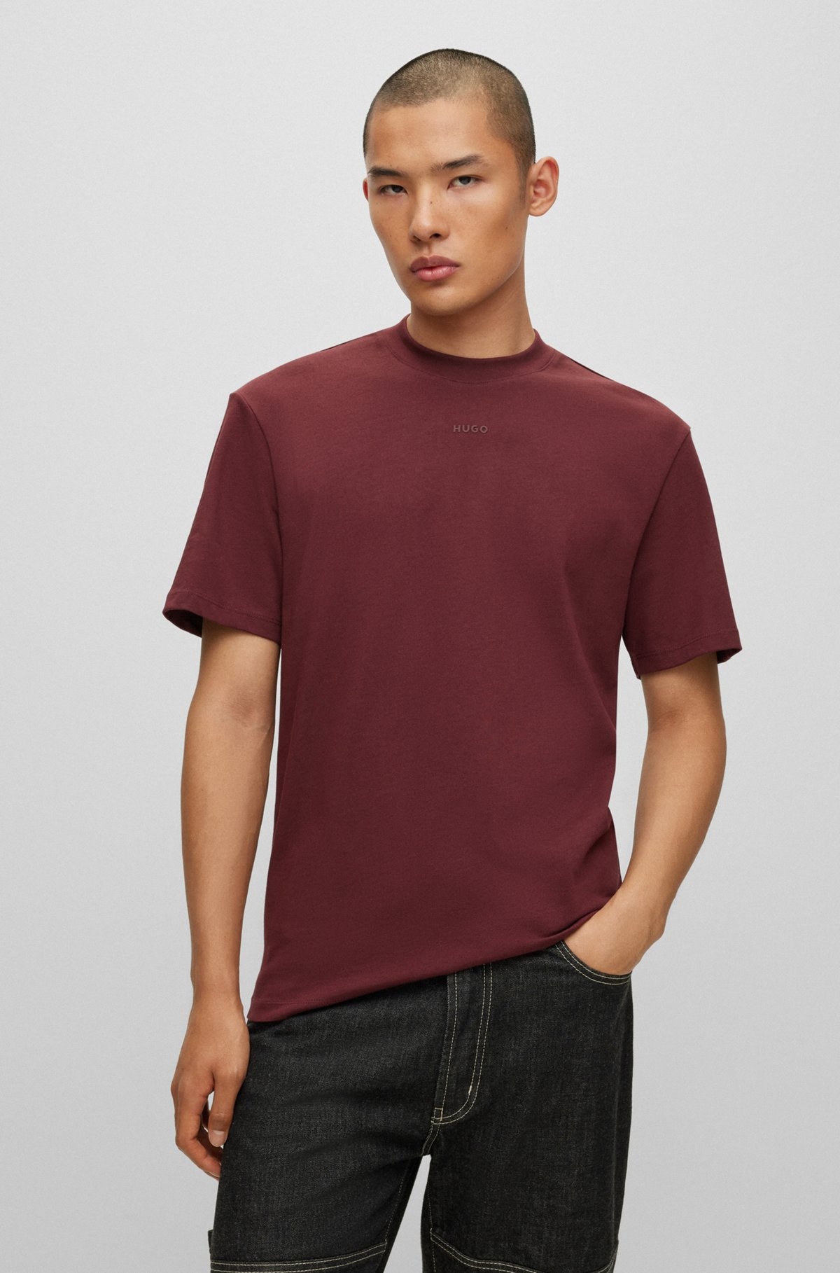 RELAXED-FIT T-SHIRT IN COTTON WITH LOGO PRINT - 2