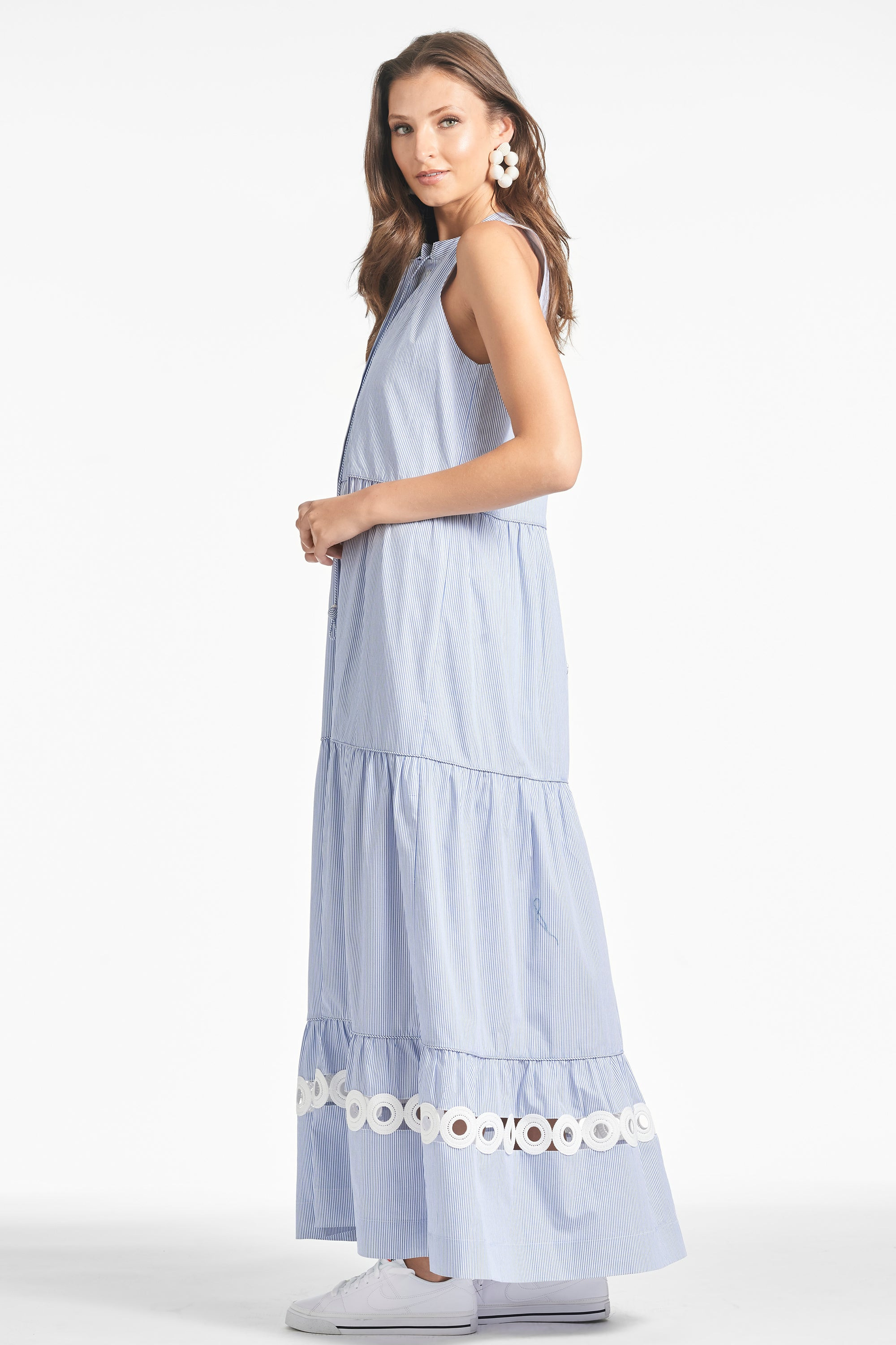 Positano Dress - Pinstripe - 2