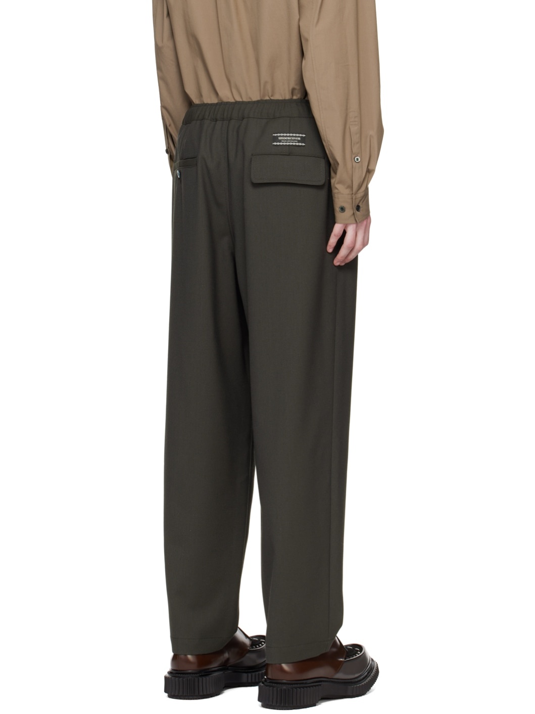 Gray O-Ring Trousers - 3