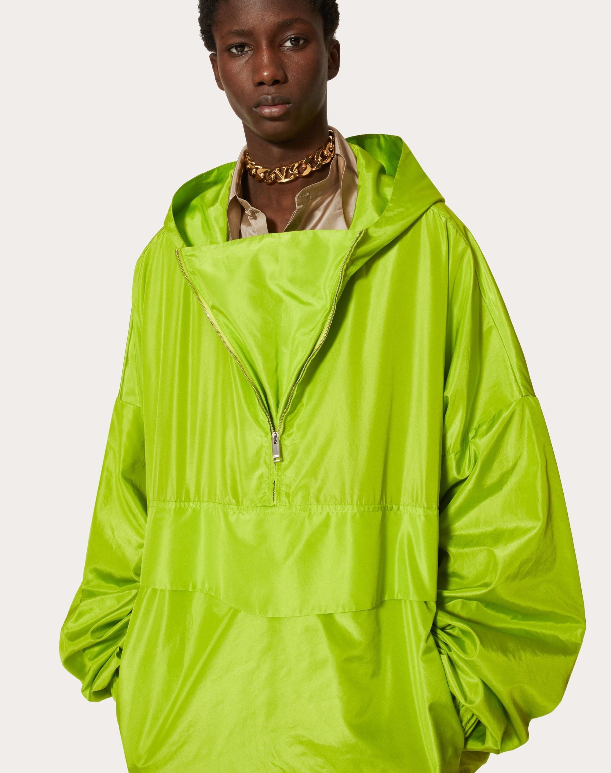WASHED TAFFETA ANORAK - 5
