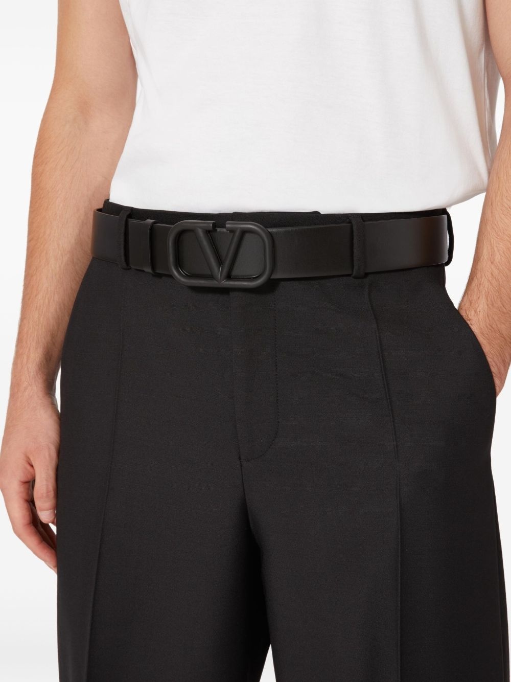 VLOGO buckle belt - 5