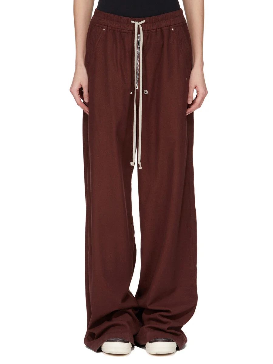 zip drawstring trousers - 1