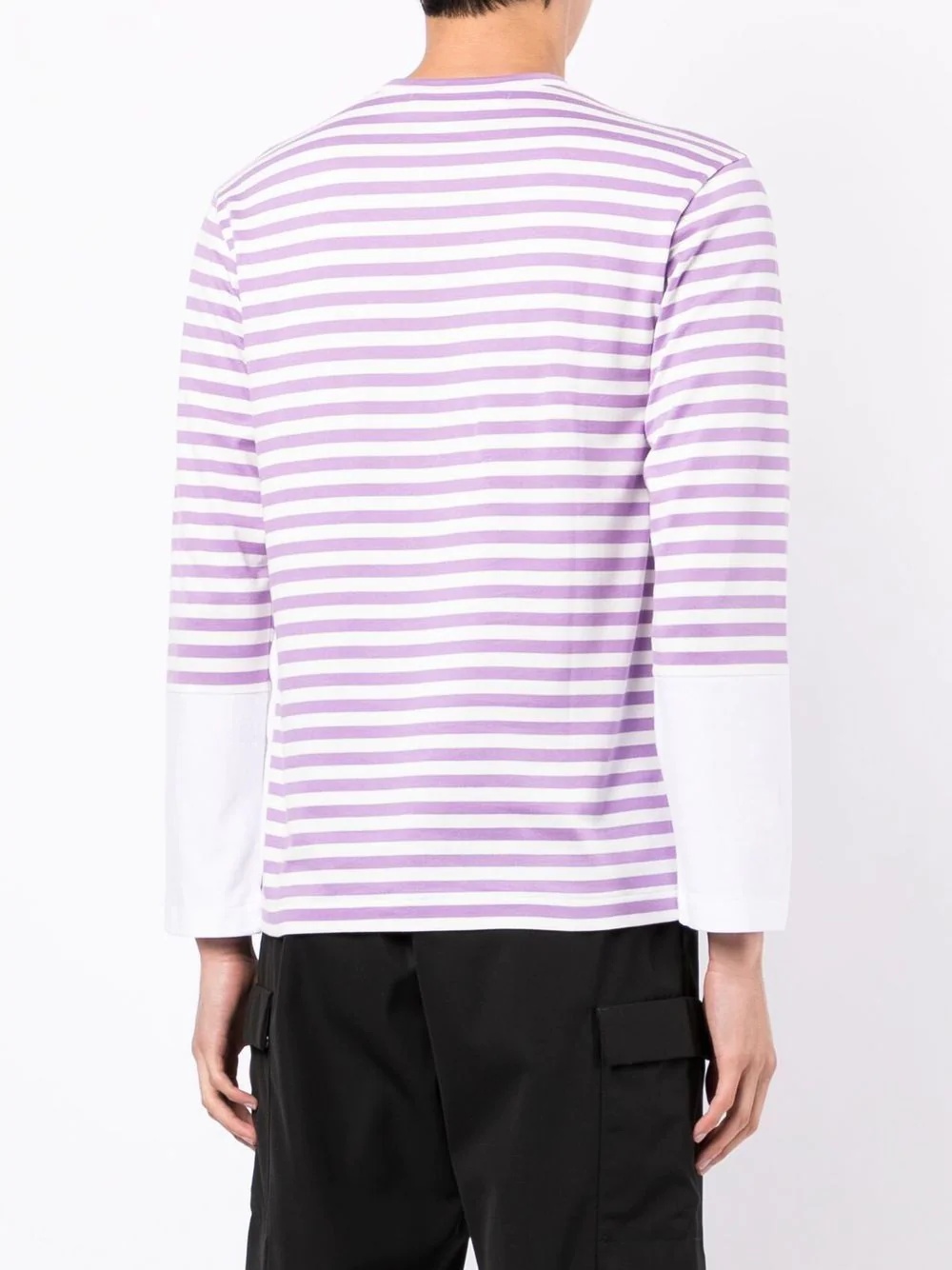 long-sleeve striped T-shirt - 4