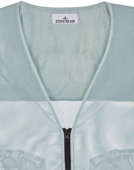 905X5 STONE ISLAND MARINA_ NYLON MESH / RIP STOP PRISMATICO SKY BLUE - 5