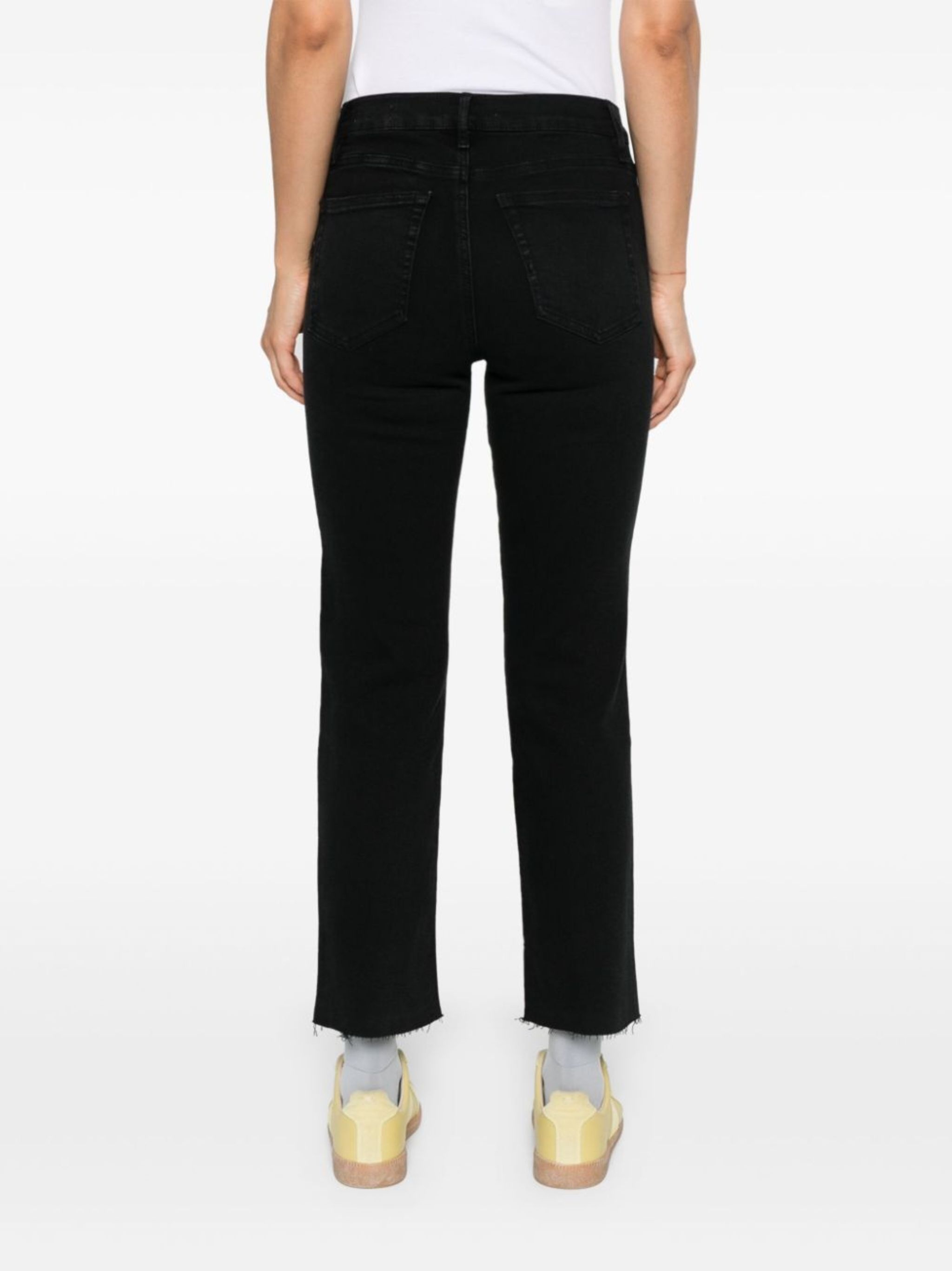 high-rise straight-leg jeans - 4