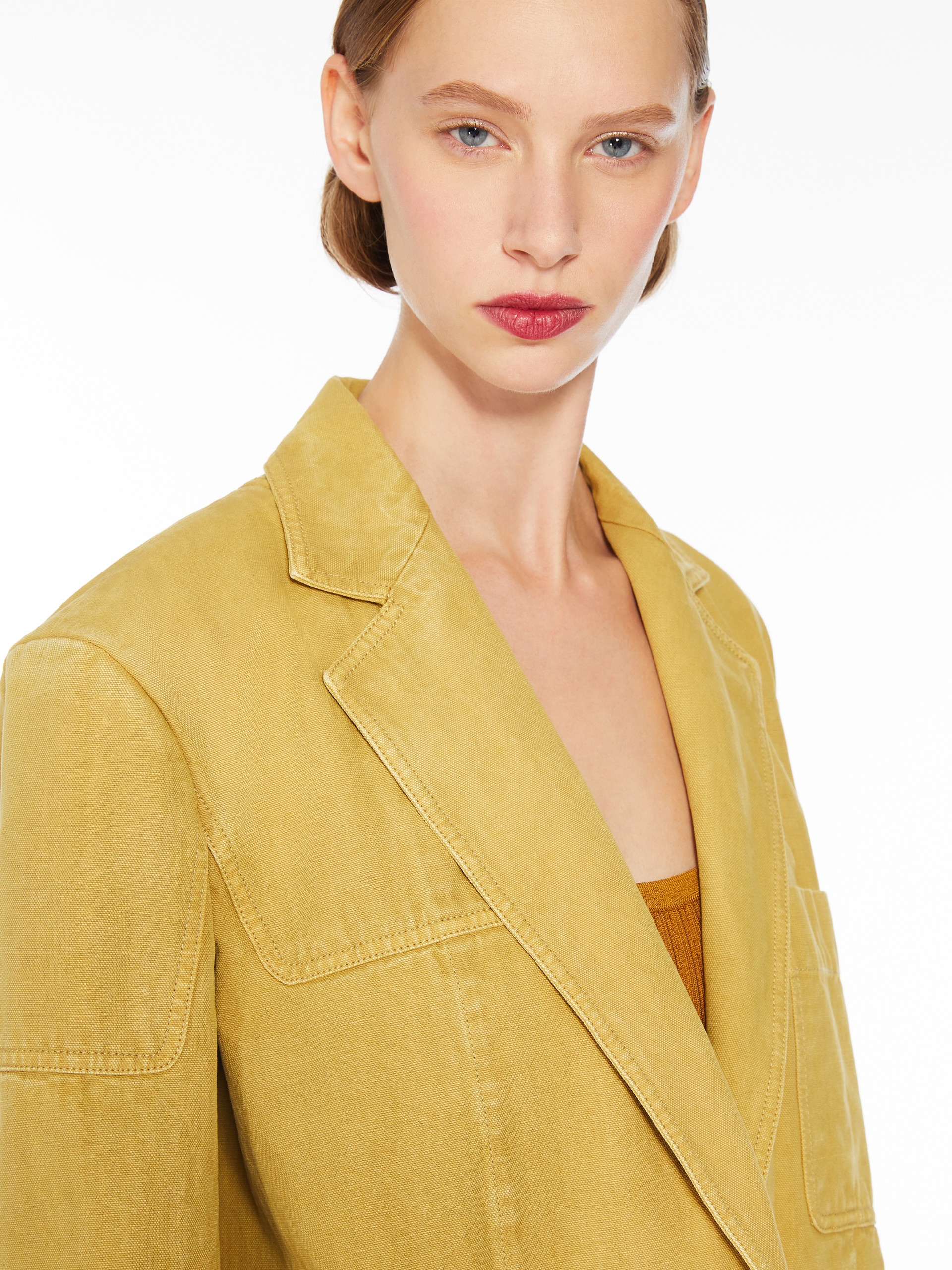 DIZZY Cotton canvas oversized jacket - 5