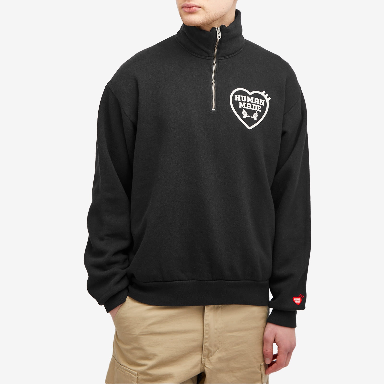 Human Made Military Half-Zip Sweatshirt - 2