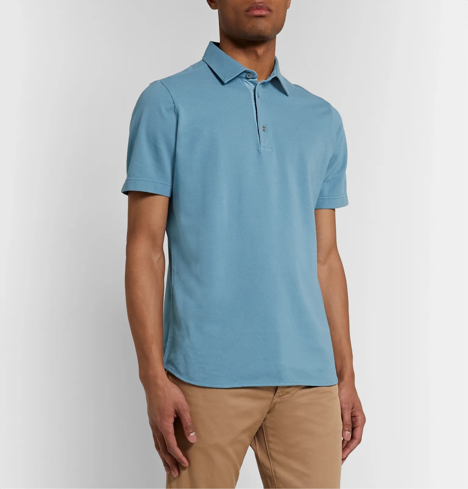 Cotton-Piqué Polo Shirt - 4