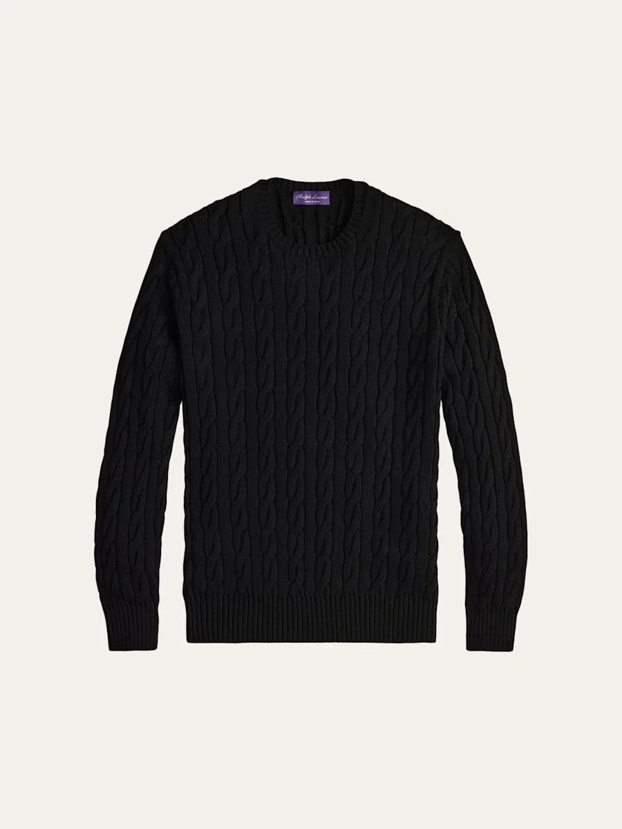 Men's The Iconic Cable-Knit Sweater - 1