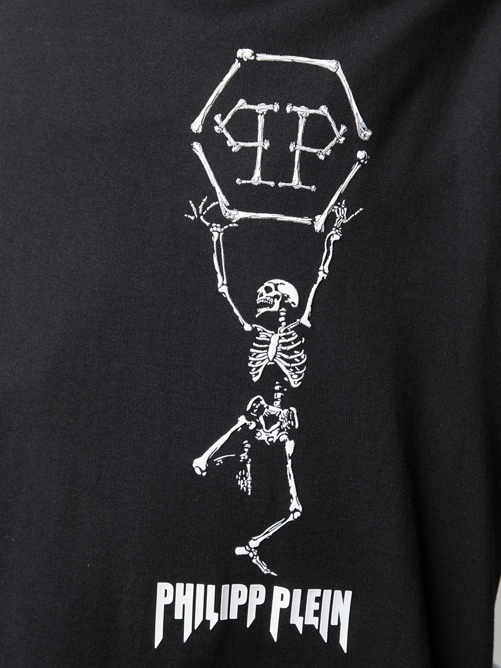 Skeleton crew-neck T-Shirt  - 5