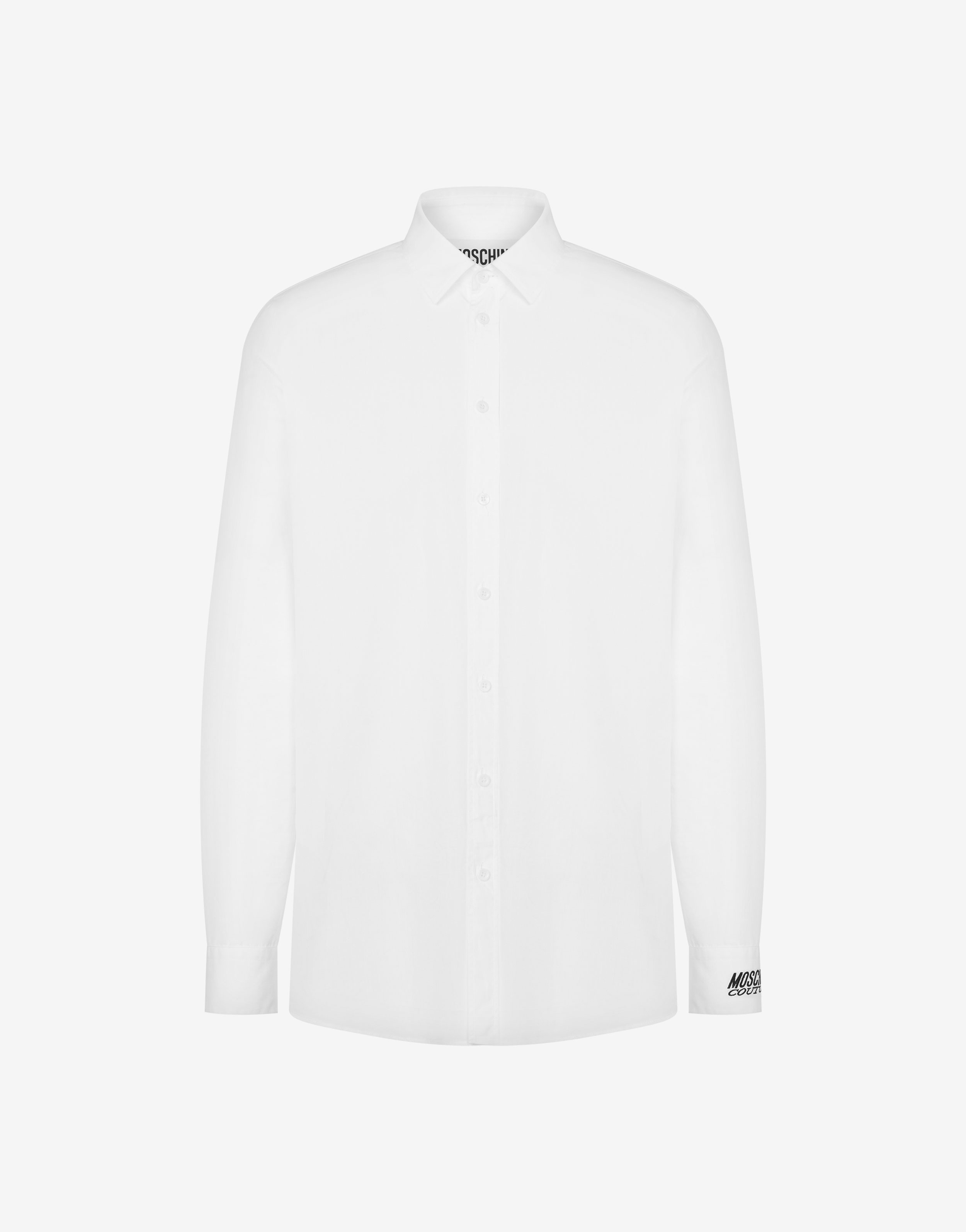 LOGO EMBROIDERY POPLIN SHIRT - 1