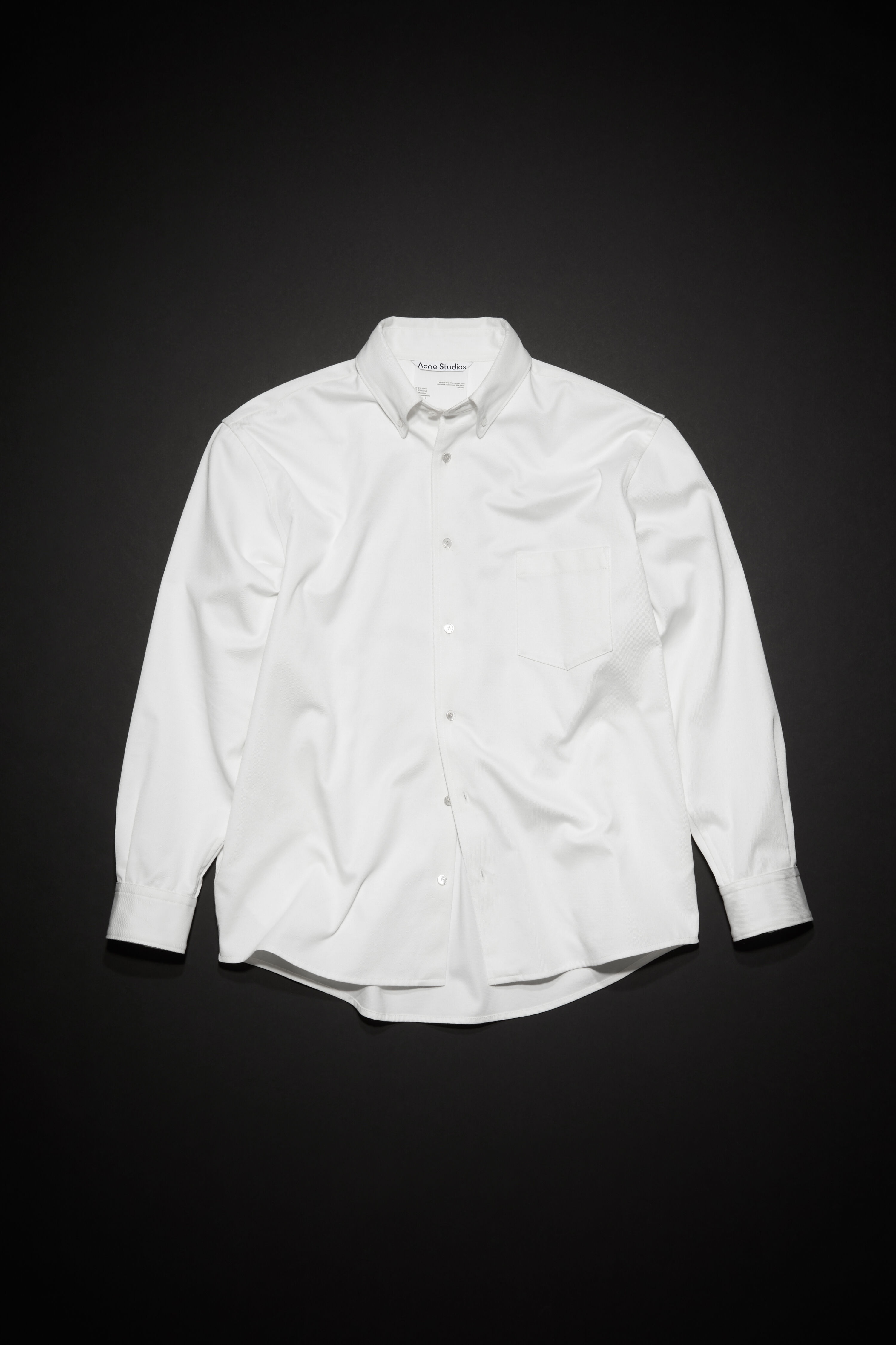 Button-up overshirt - White - 7