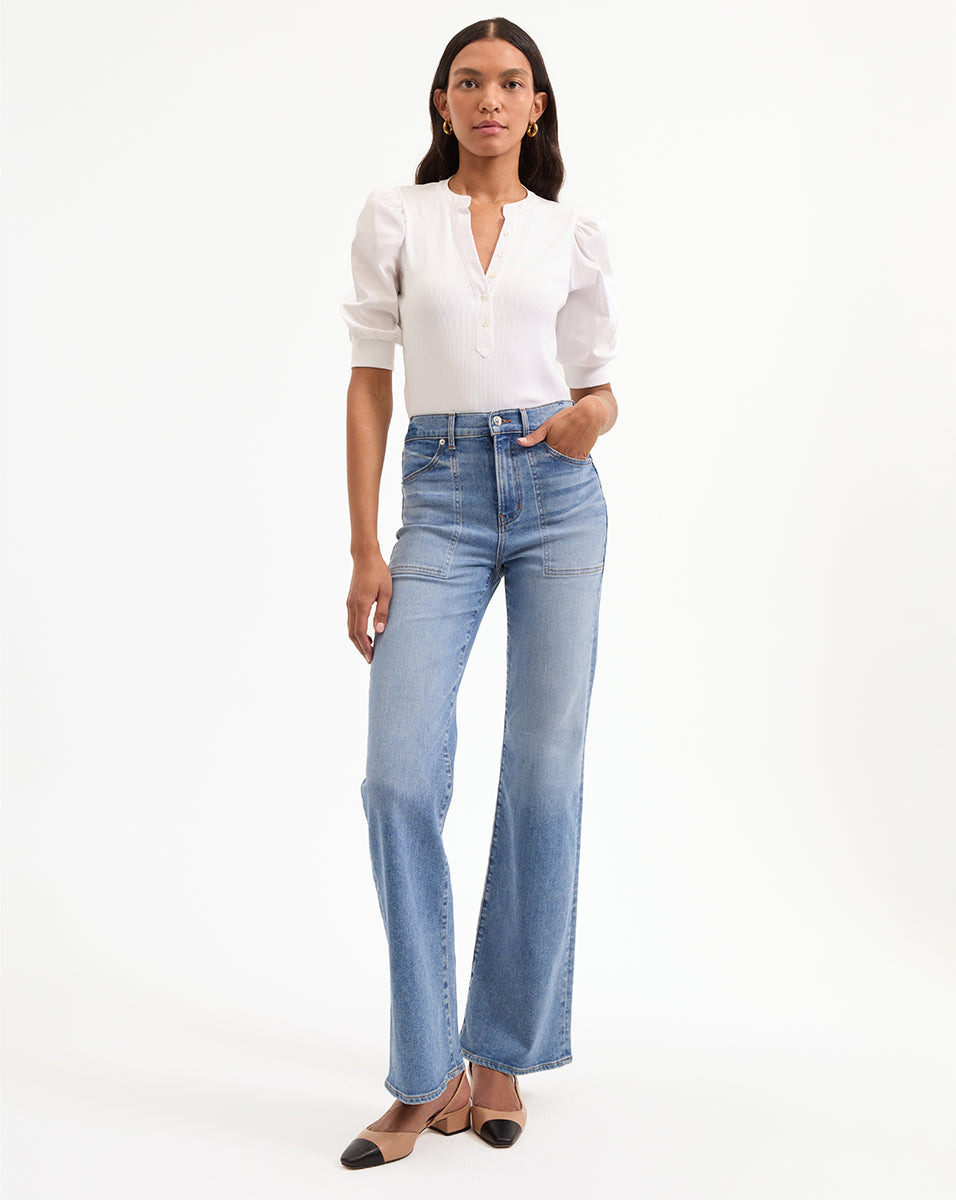 CORALEE PUFF-SLEEVE TEE - 3