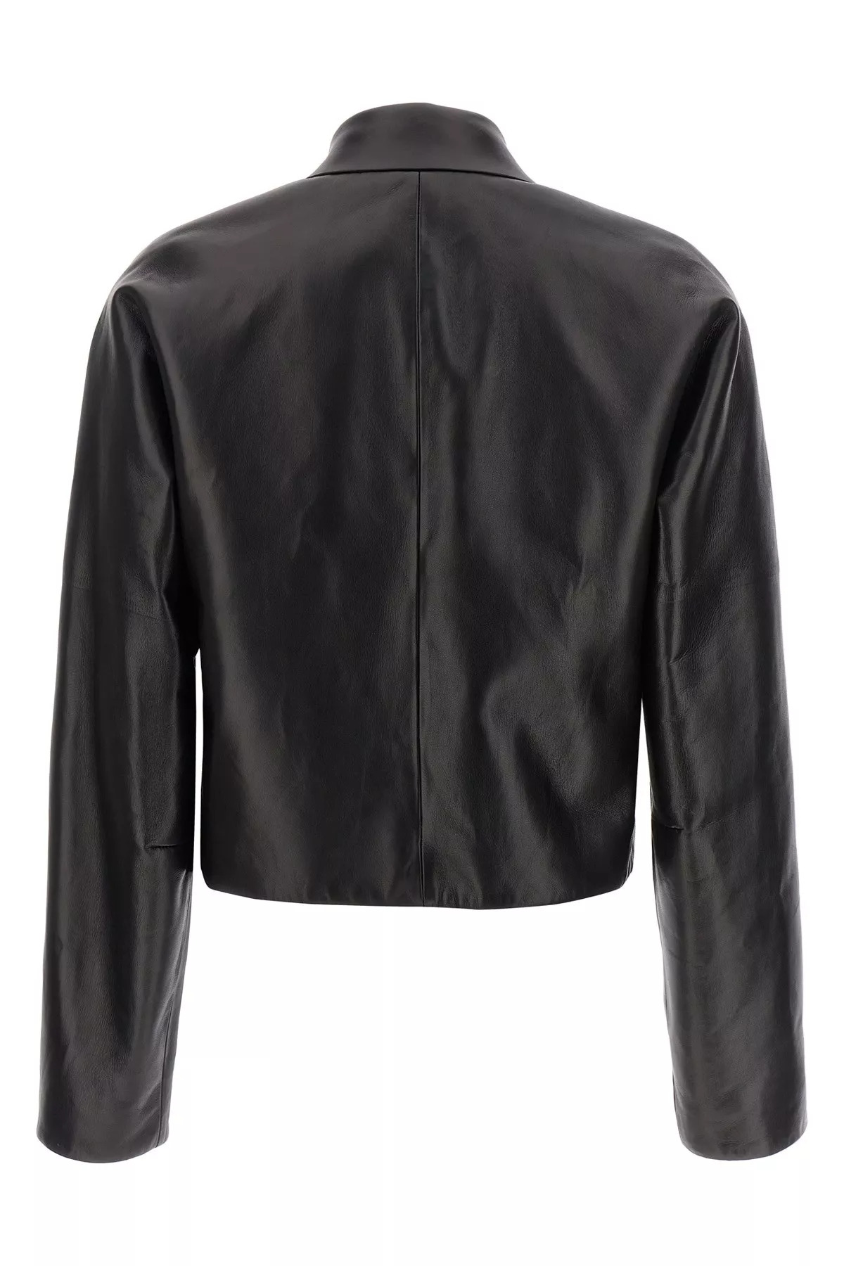 Leather blouson - 3