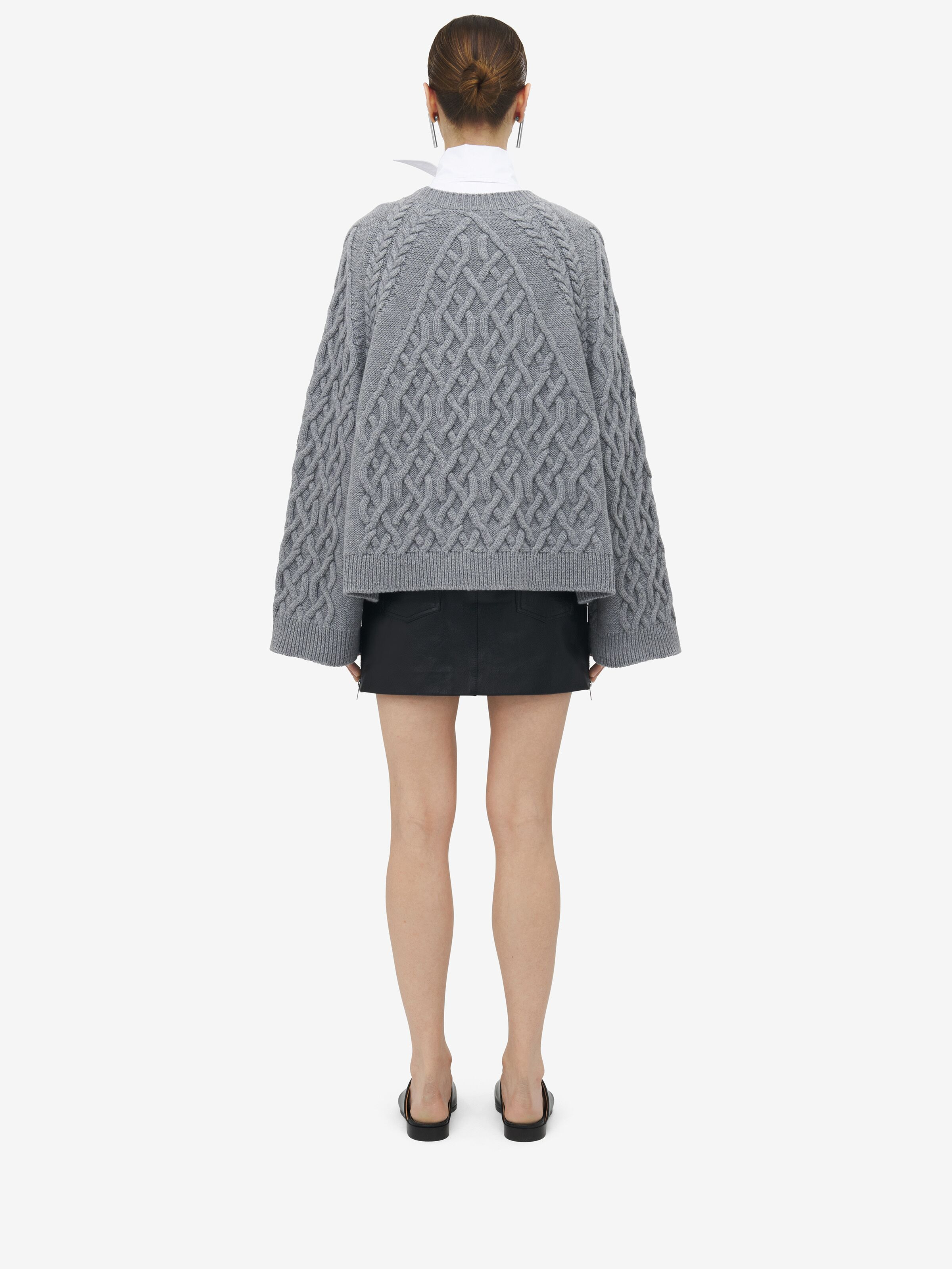 Cable Crew Neck Jumper - 5