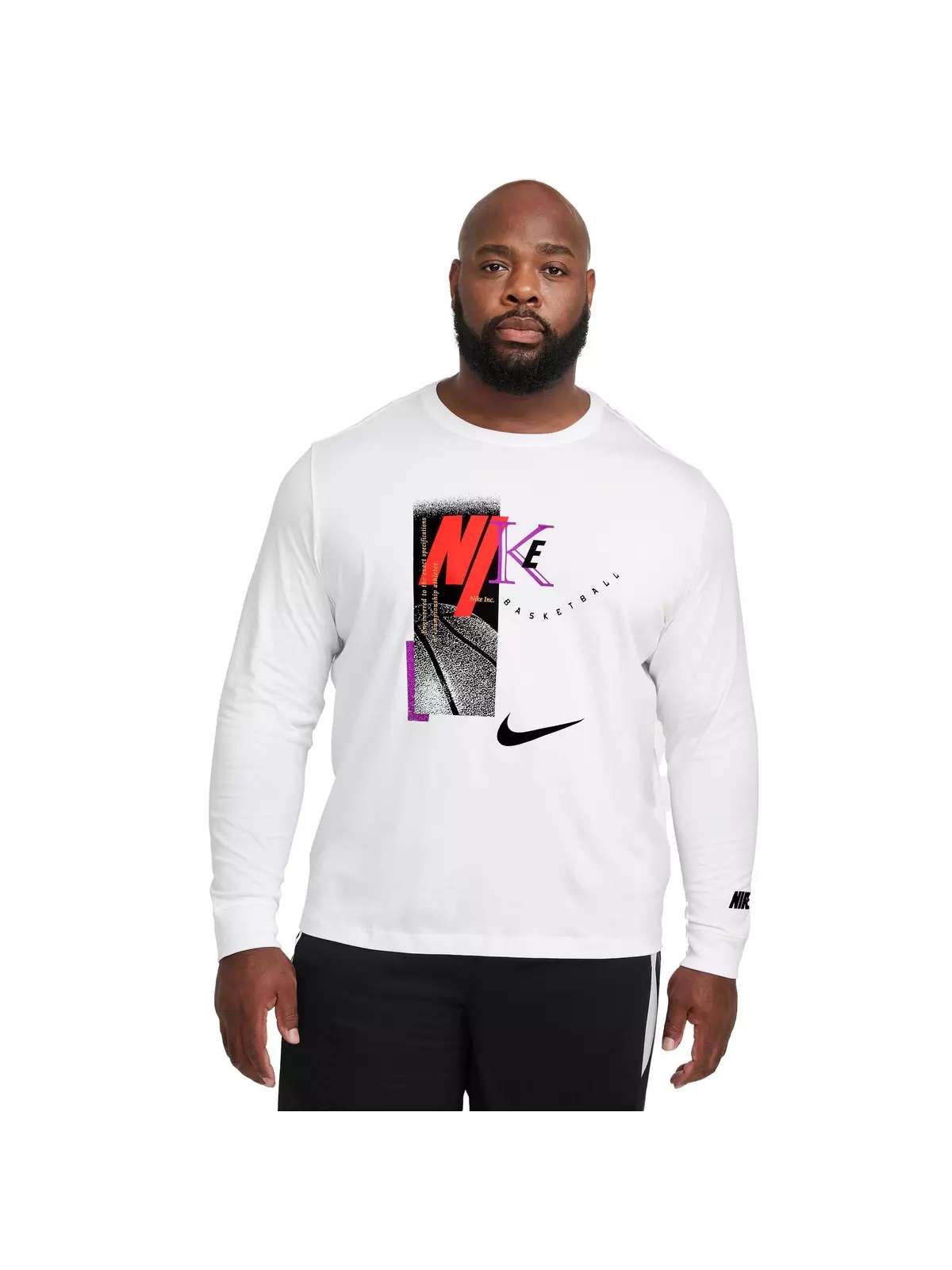 Men's Long Sleeve Basketball T-Shirt - 6