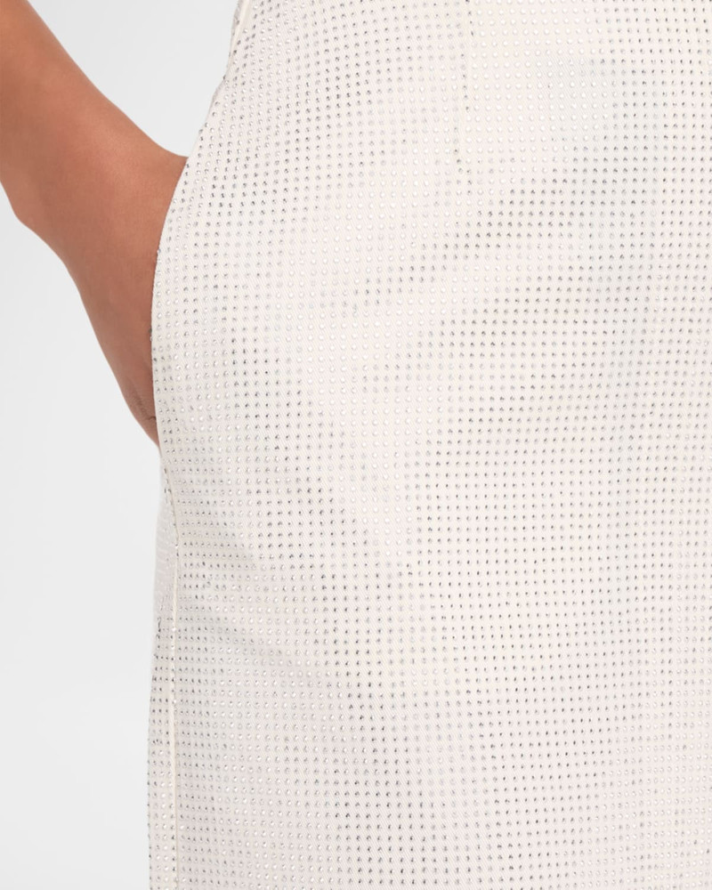 Micro Stud Long Drill Skirt 5