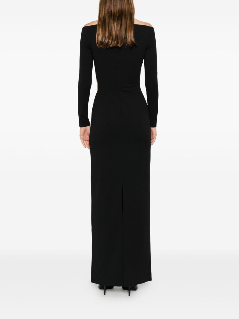Mircea off-shoulder cut-out maxi dress 4