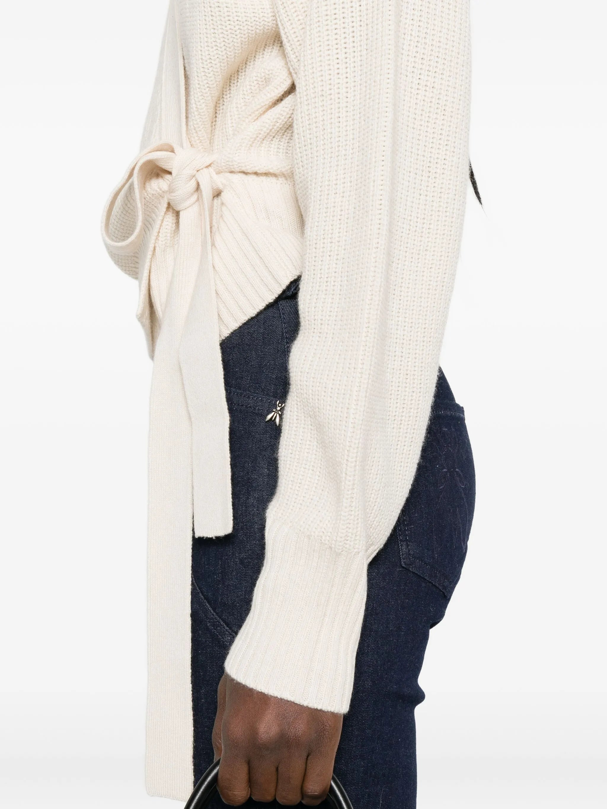 Allude Wrap-tie Cardigan - 2