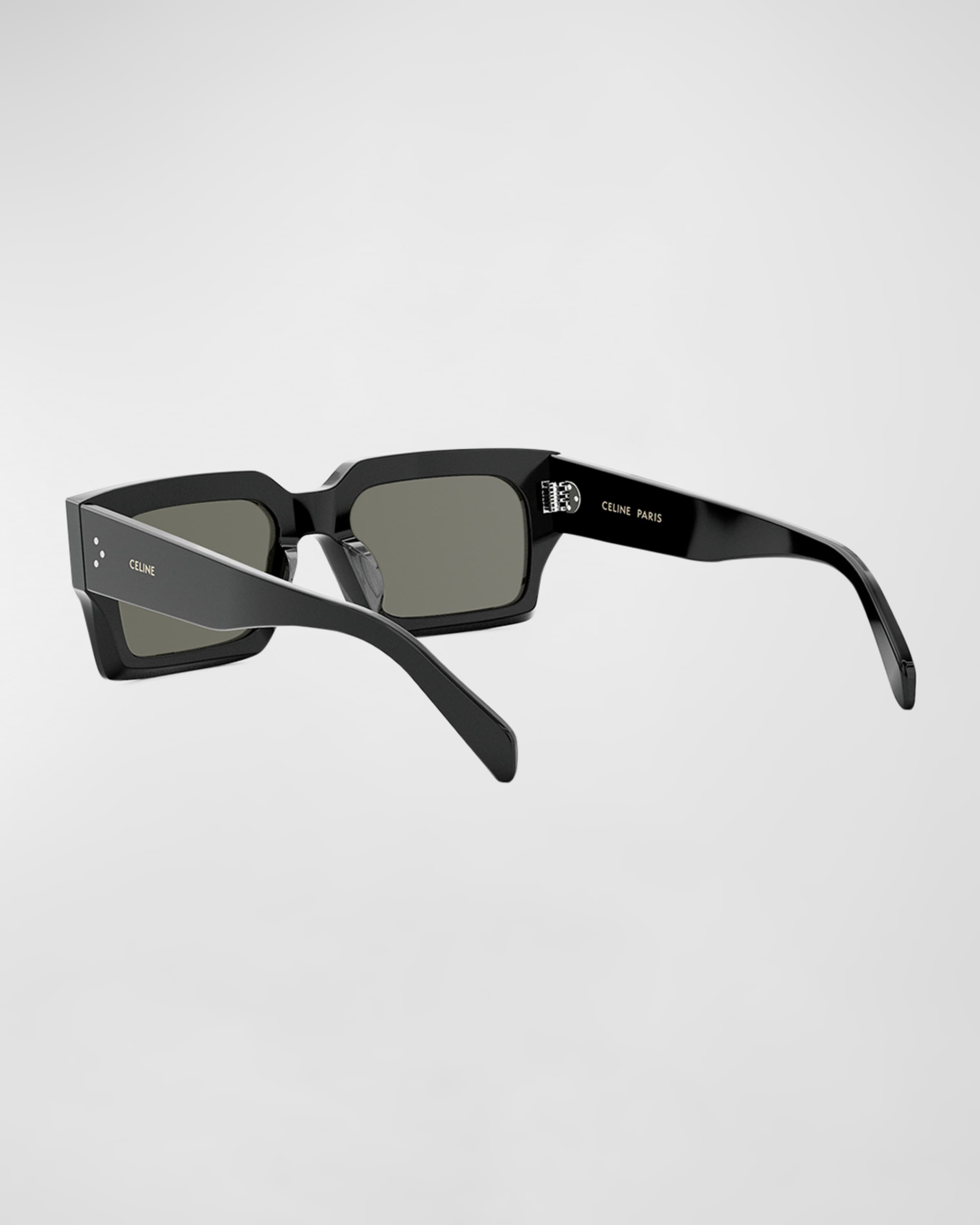 Men's 3-Dot Acetate Rectangle Sunglasses - 2