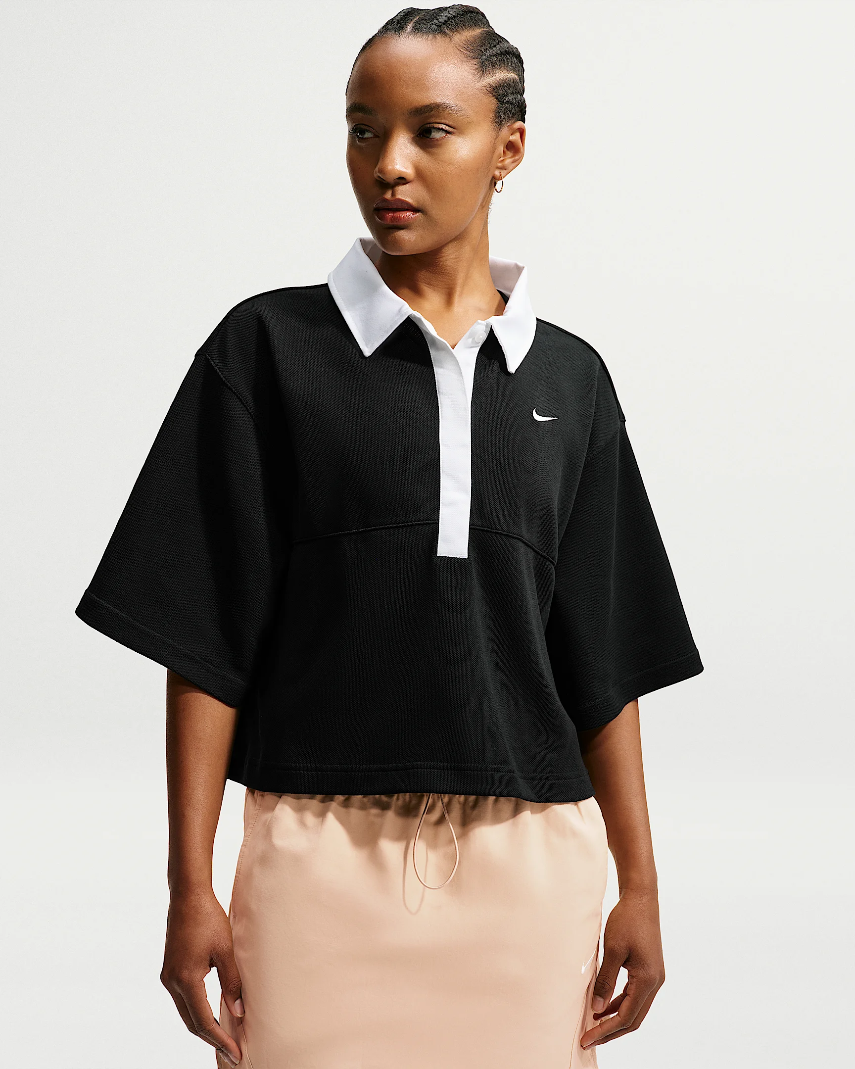 Nike Sportswear Women's Oversized Short-Sleeve Polo - 1