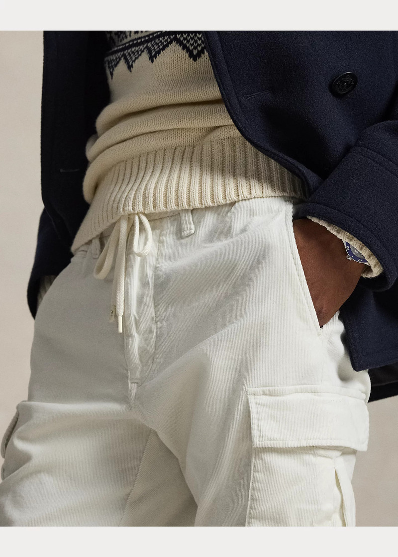 Slim Fit Stretch Corduroy Cargo Pant 5