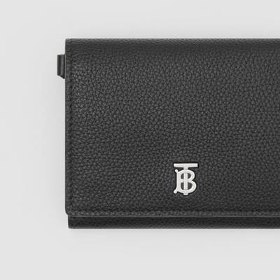 Burberry Small Grainy Leather Wallet with Detachable Strap outlook