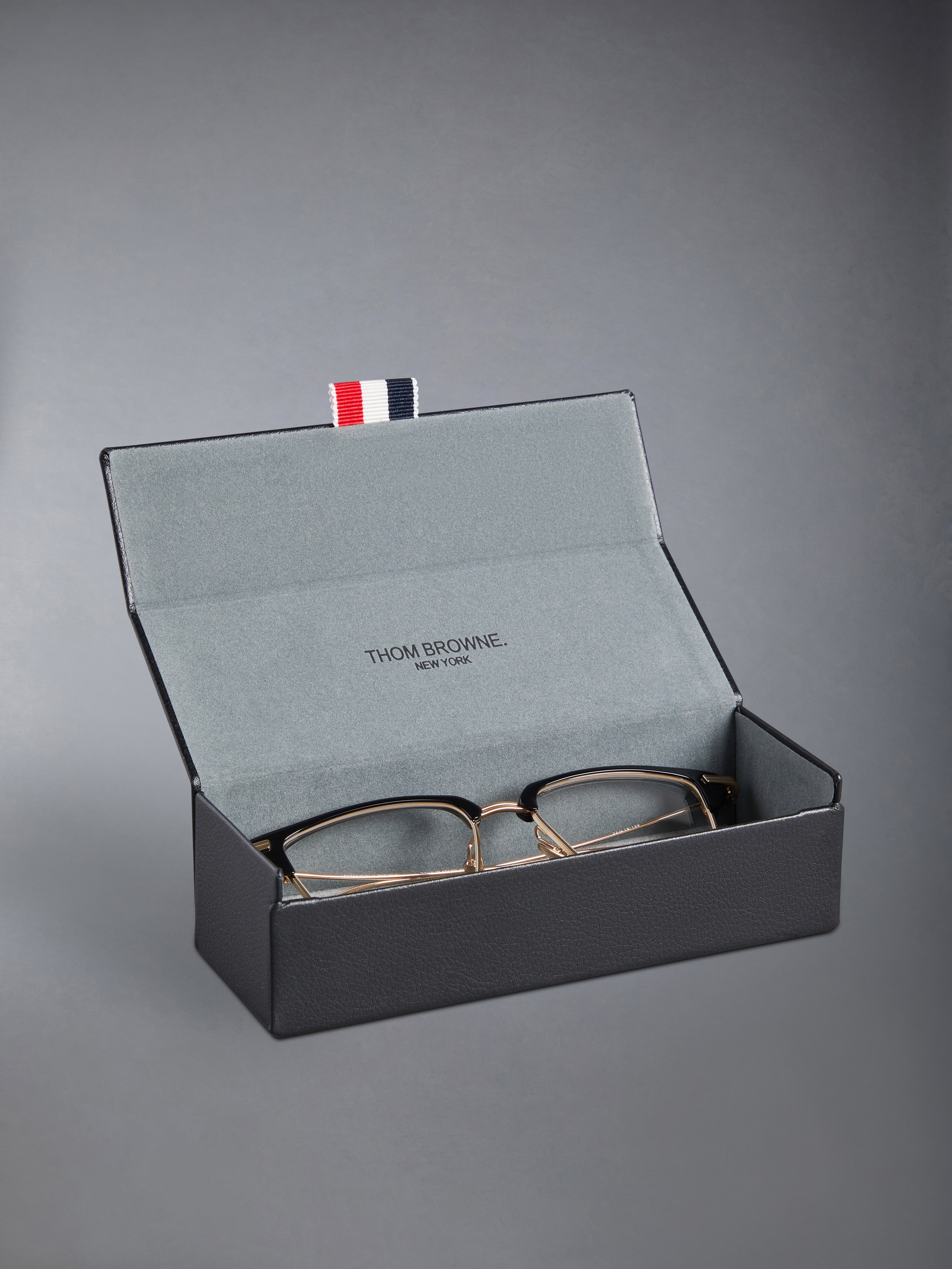 ACETATE AND TITANIUM RECTANGULAR EYEGLASSES - 6
