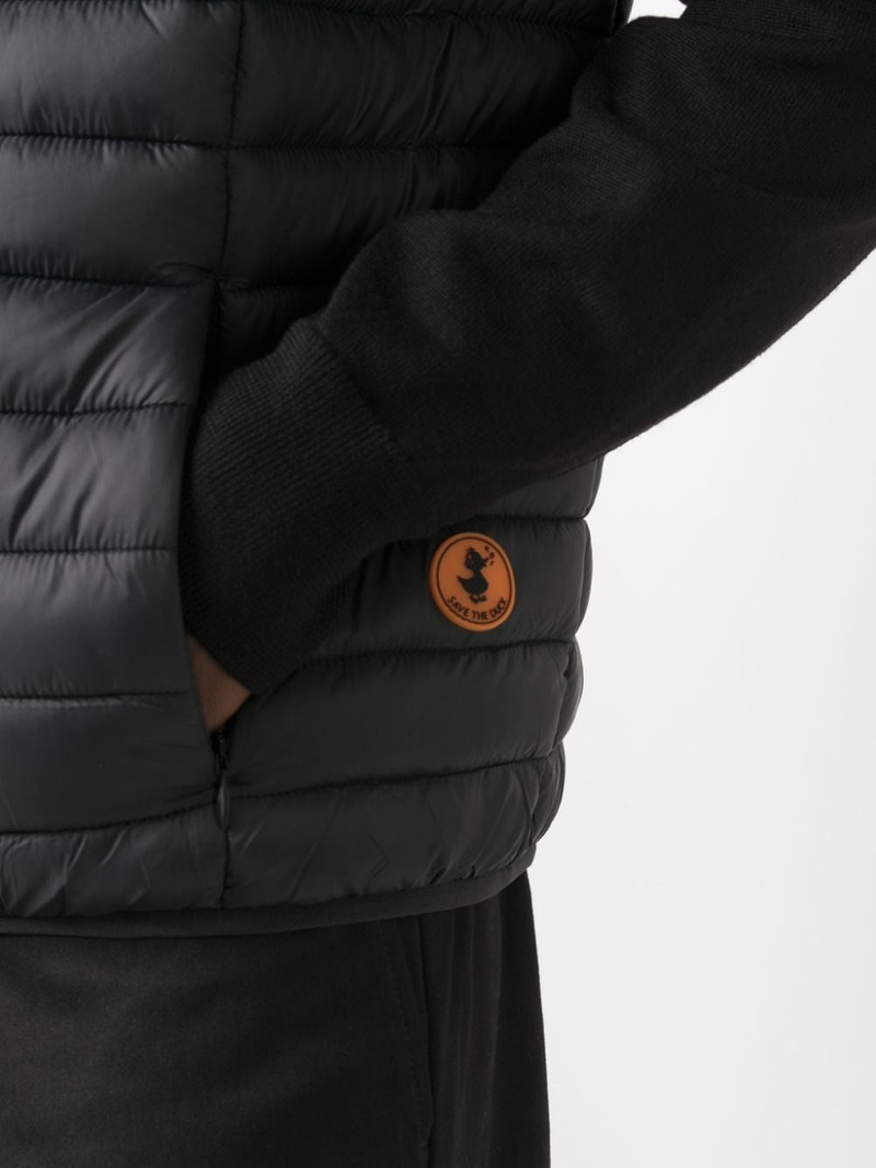 logo-patch padded gilet 5