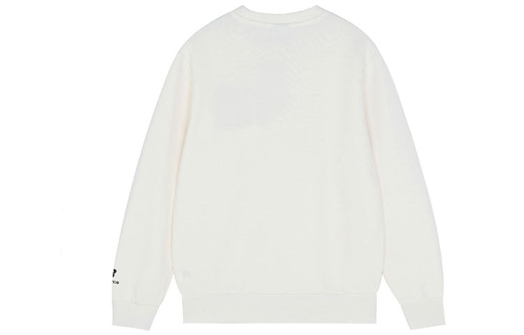 New Balance Logo Print Sweatshirt 'White' AMT13388-IV - 2