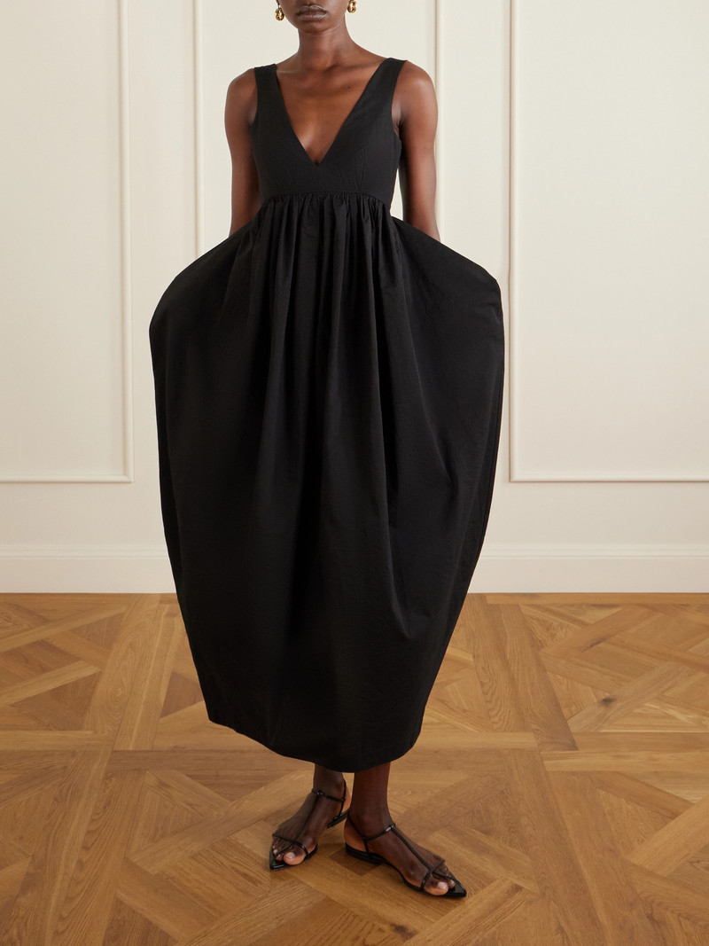 RÓHE Open-back Cotton-blend Maxi Dress outlook