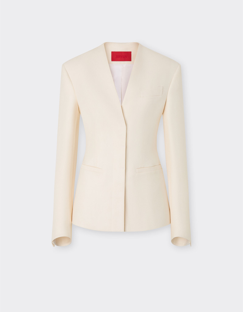 Shantung silk jacket 1