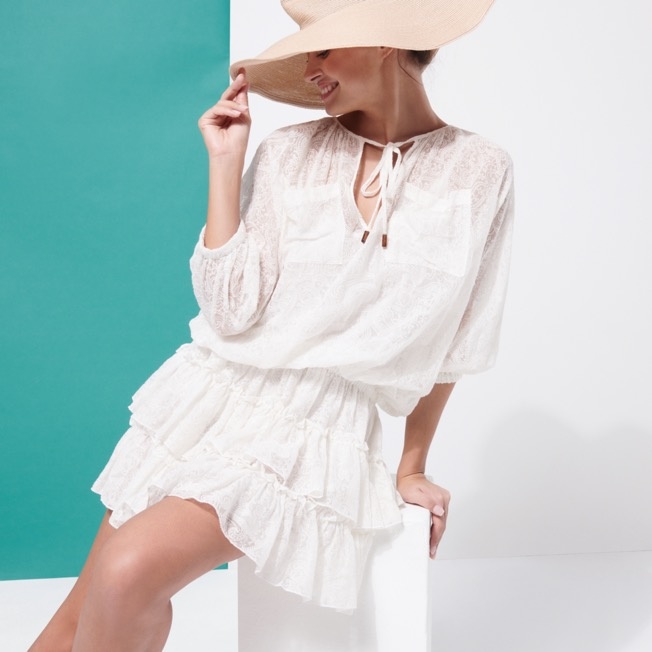 Women Embroidered Silk Dress Solid - 8