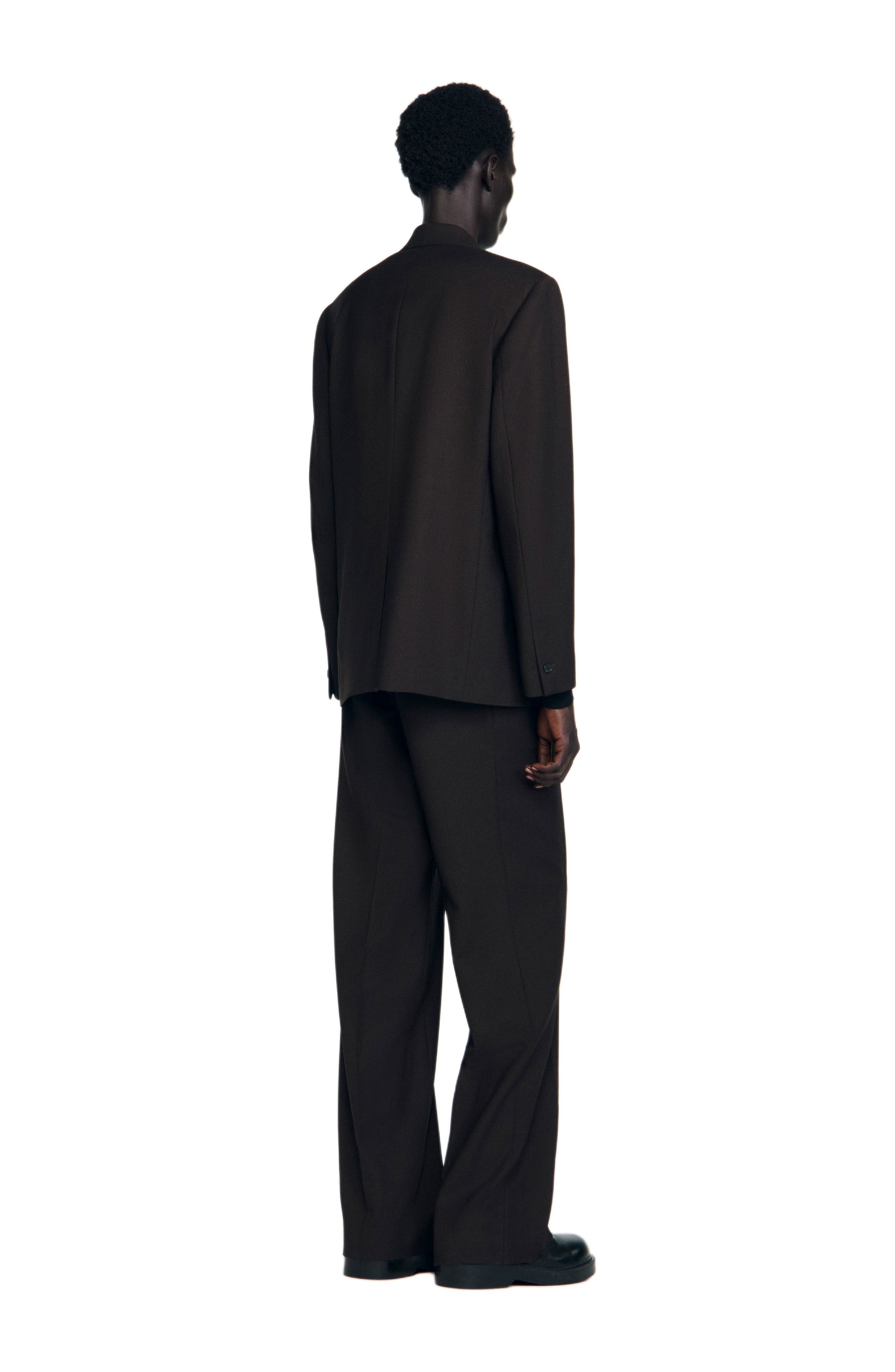 SANDRO Wool suit jacket in Chocolate at Nordstrom - 2