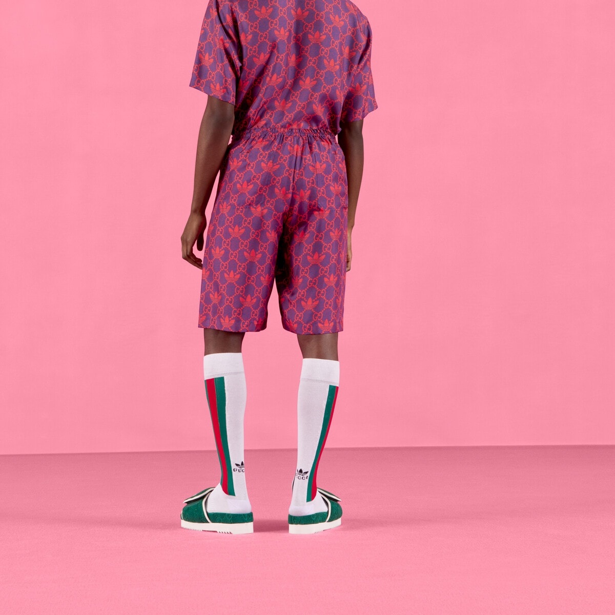 adidas x Gucci macro GG shorts - 7