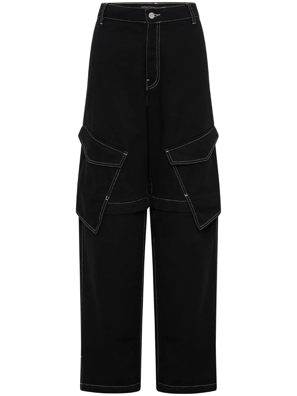 DION LEE Unisex Denim Parachute Pants - 7