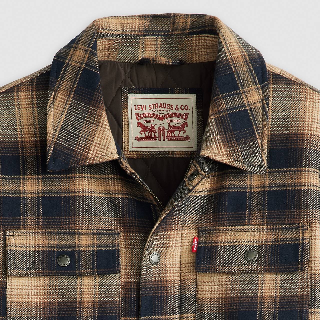COTTON PLAID SHACKET - 6