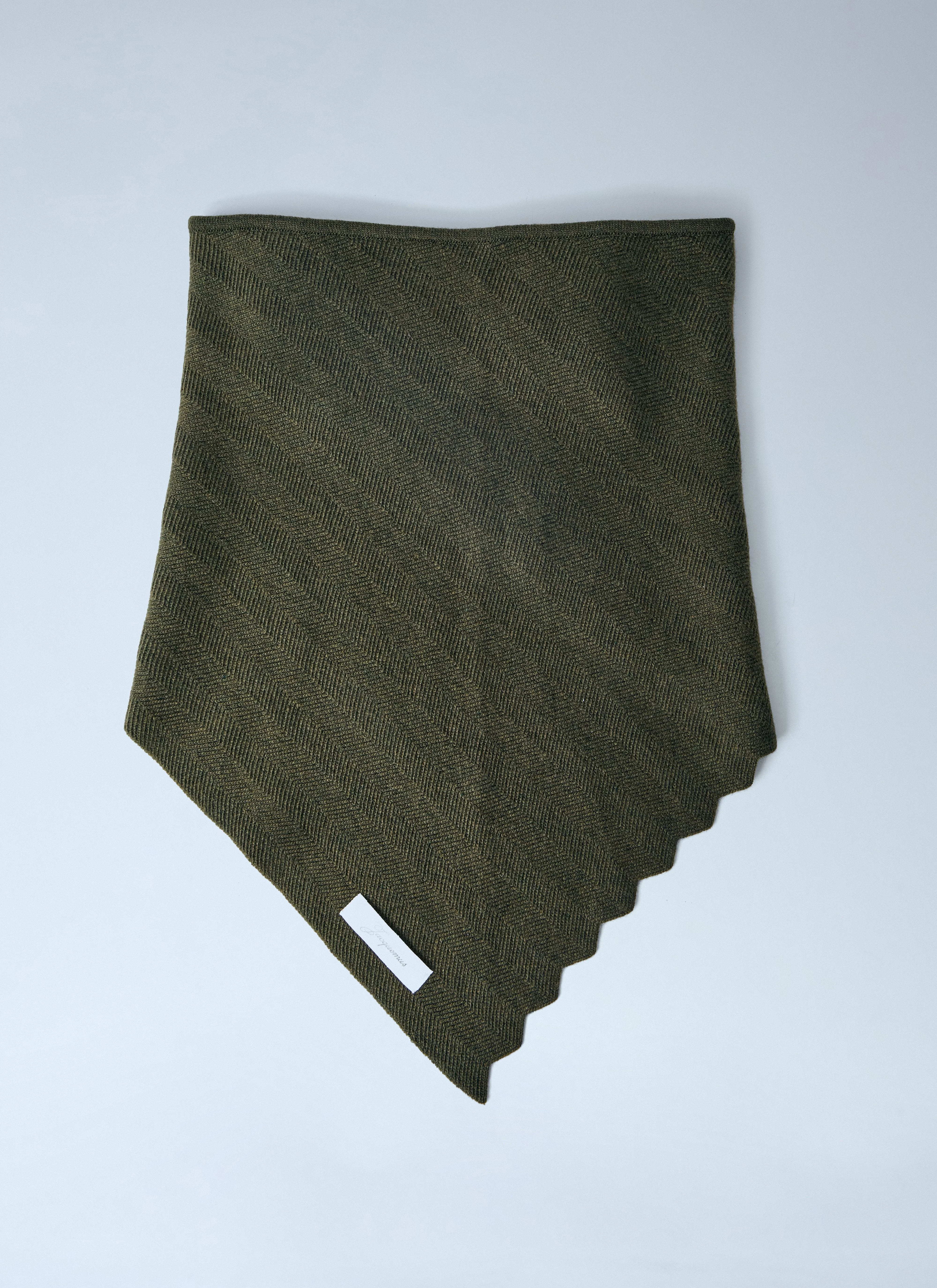 Jacquemus Men Le Chale Chevron Scarf - 1