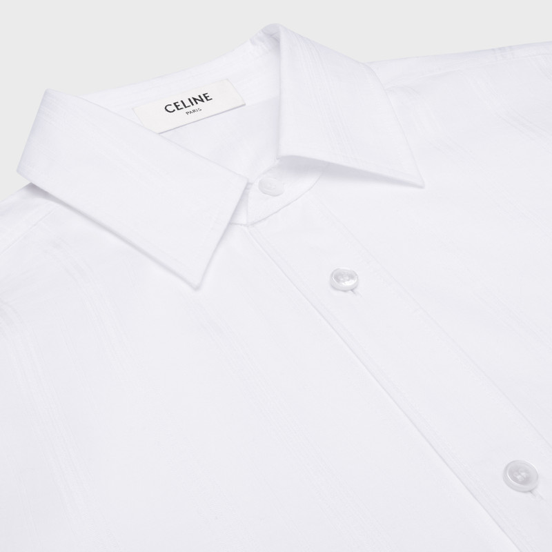 tommy shirt in cotton voile and striped linen 3