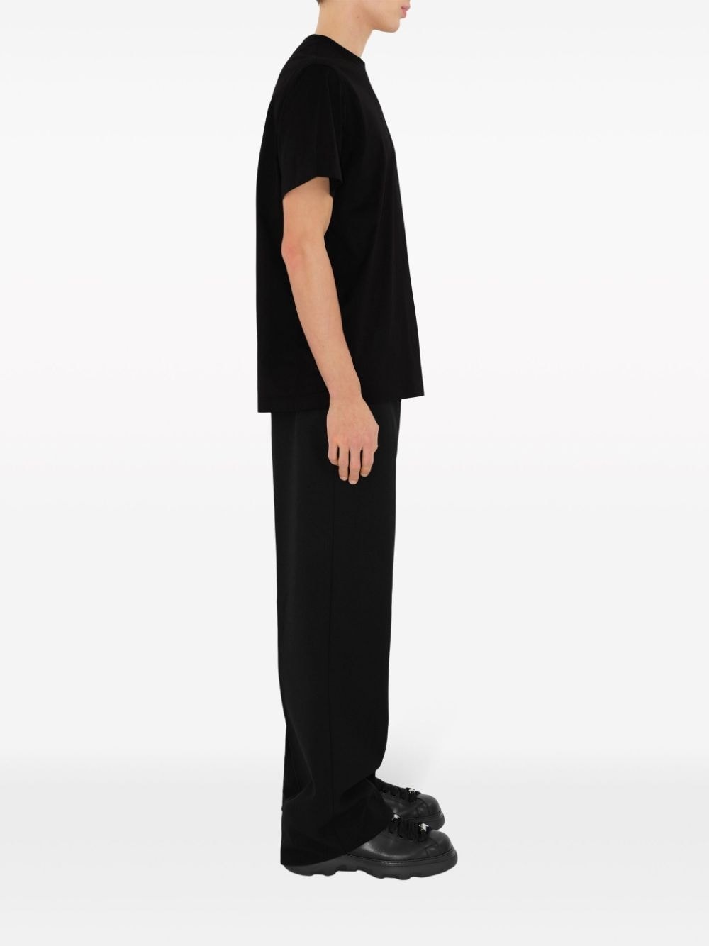EDK embroidered cotton T-shirt - 3