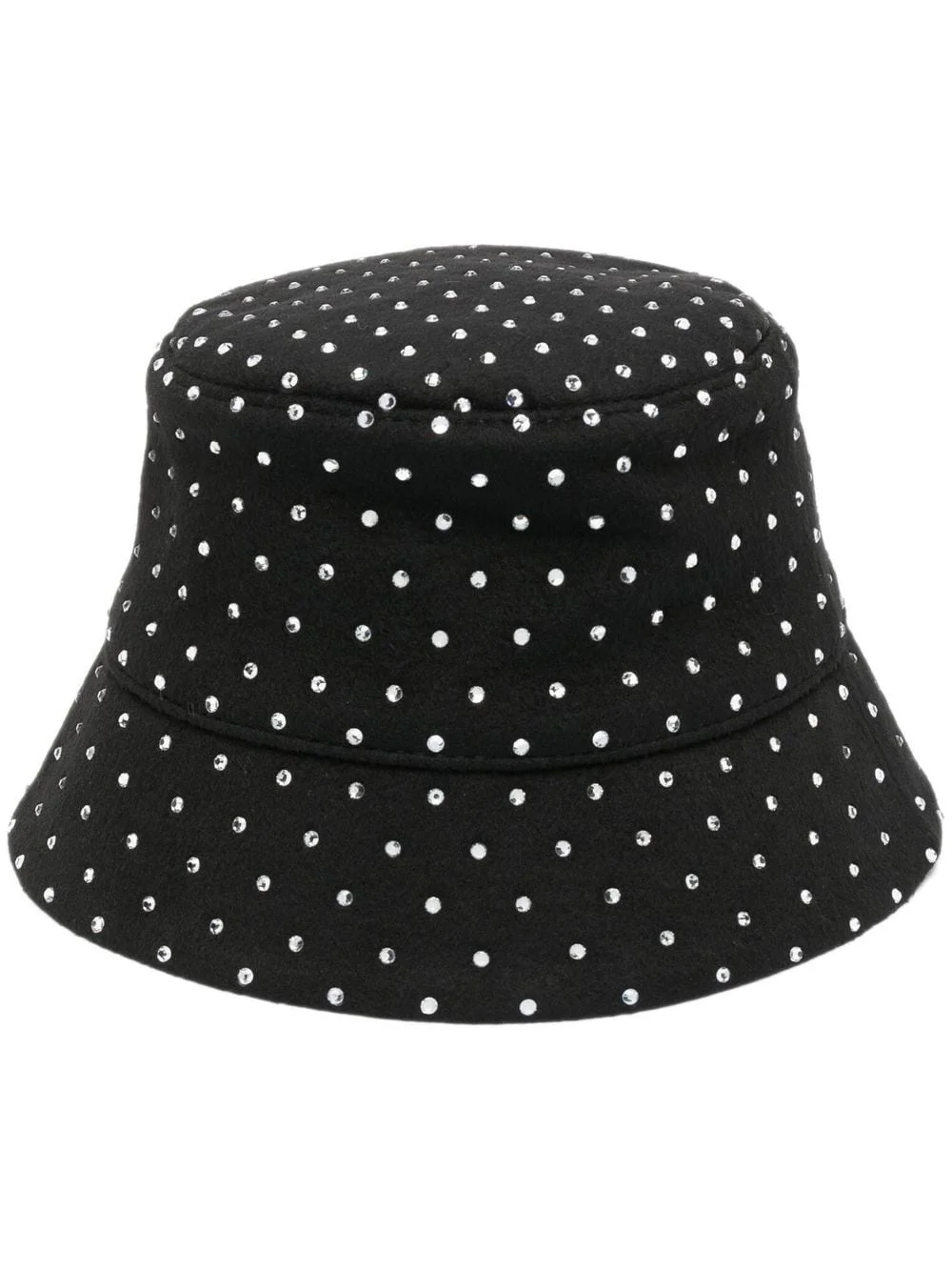 crystal-embellished bucket hat - 1