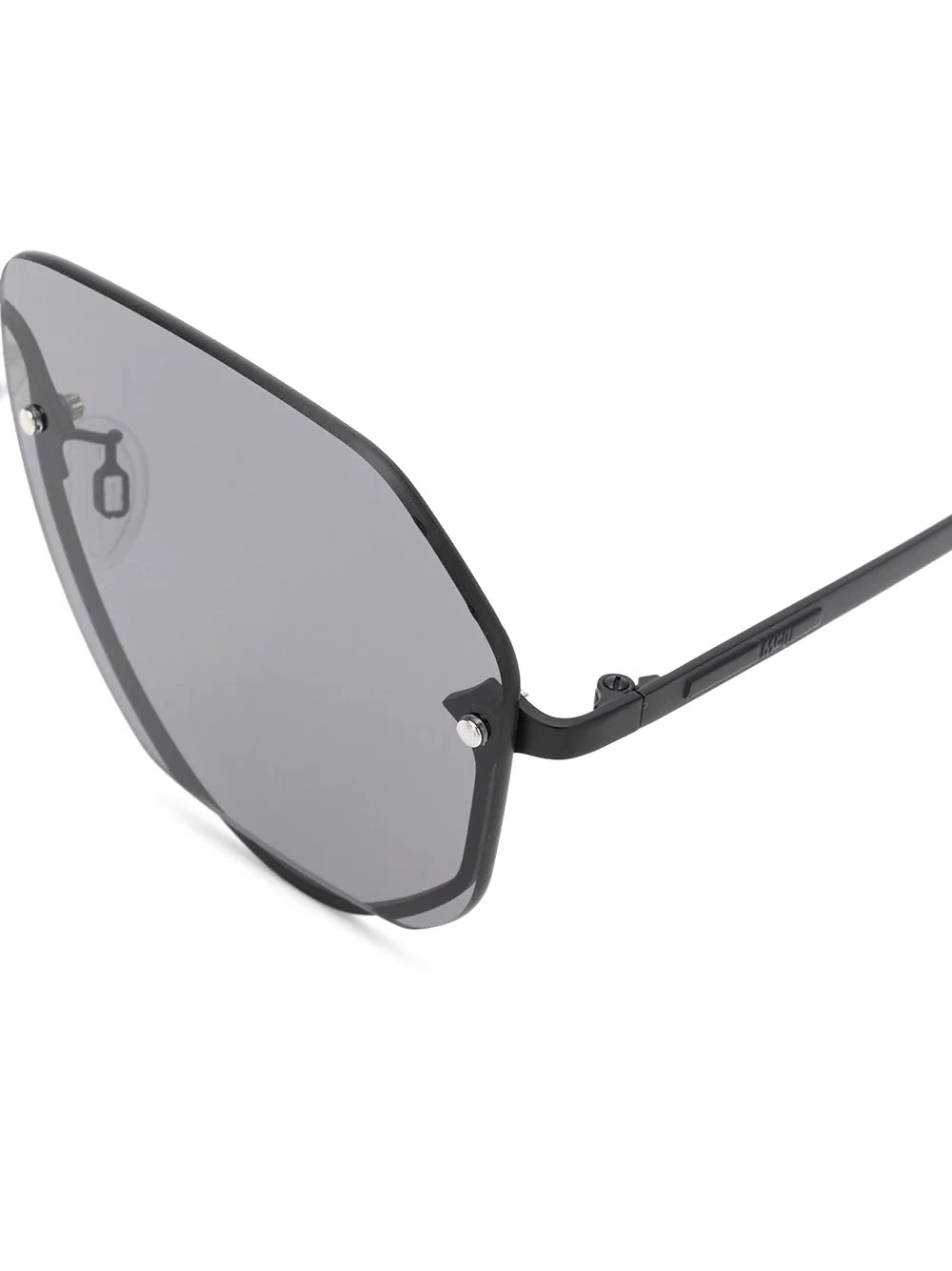 0257S00163 geometric-frame sunglasses - 3