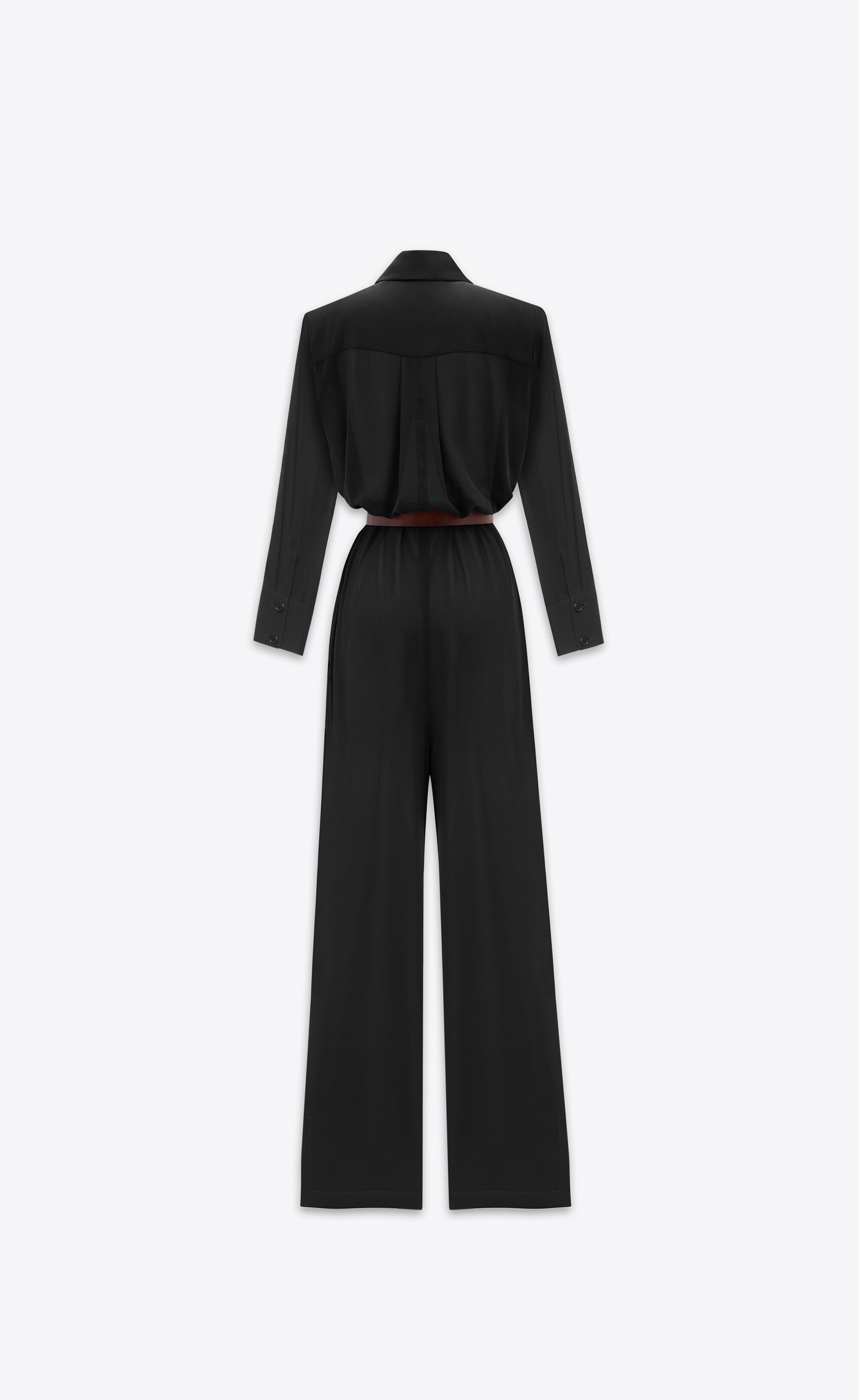 jumpsuit in silk crepe muslin - 2