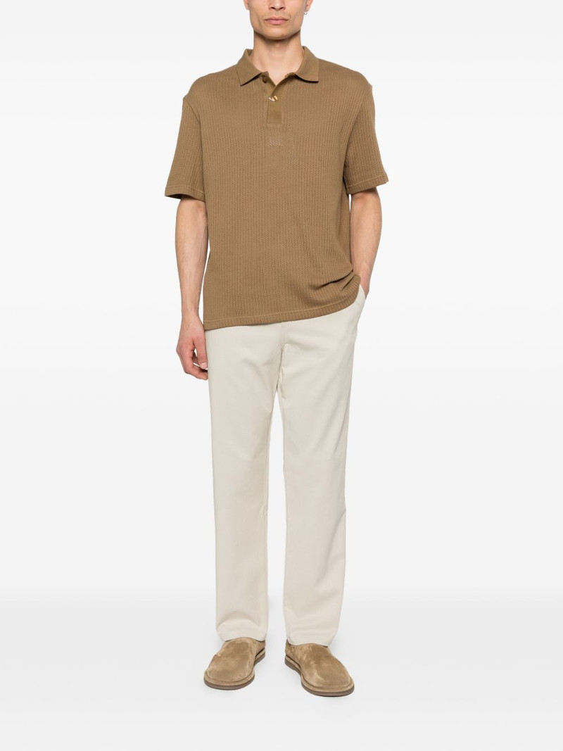 SAMSØE SAMSØE Sajase button knitted polo shirt outlook