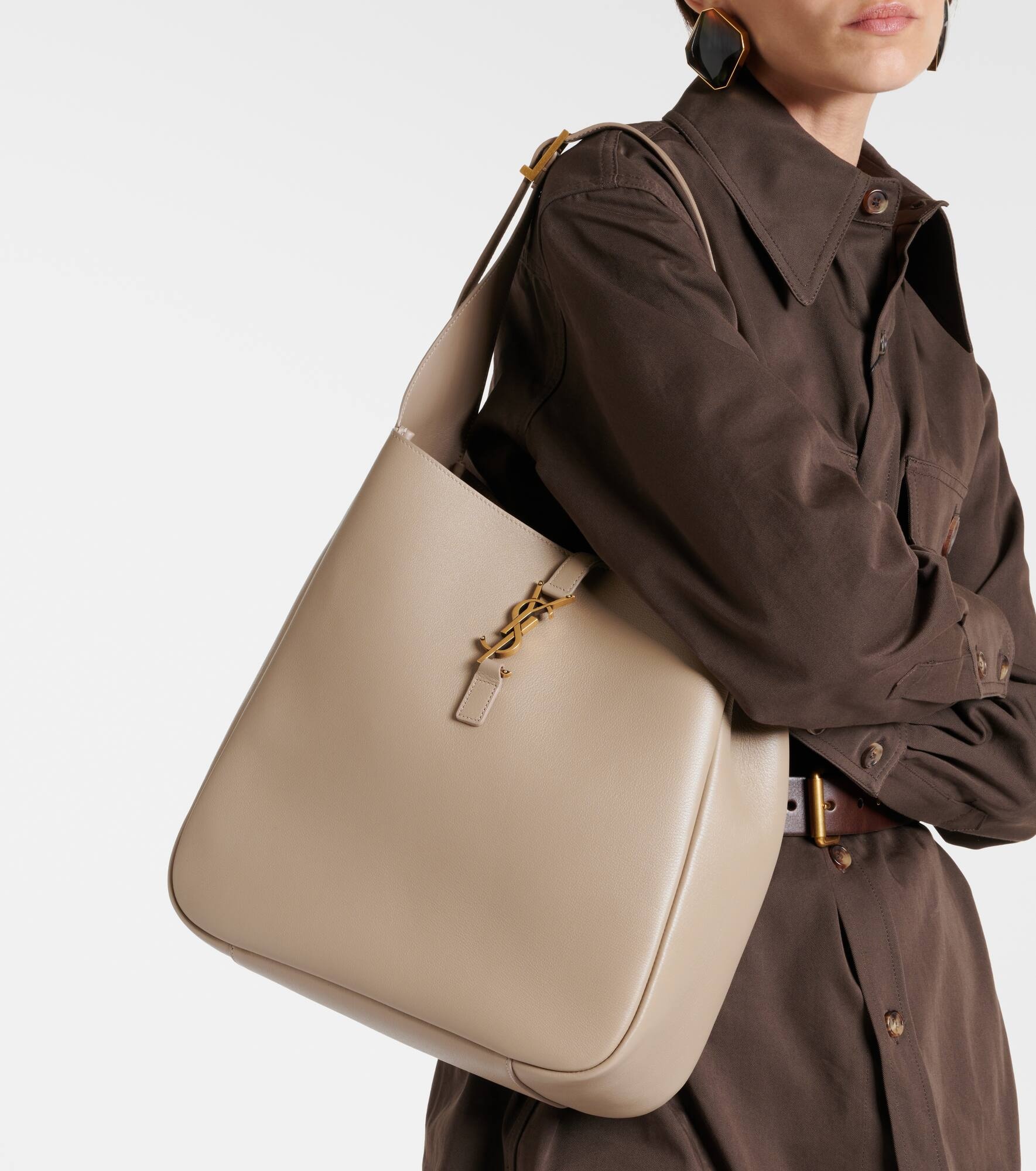 Le 5 à 7 Large leather shoulder bag - 2
