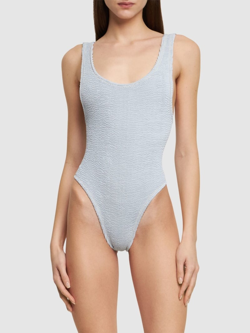 Reina Olga Ruby scrunch one piece swimsuit outlook